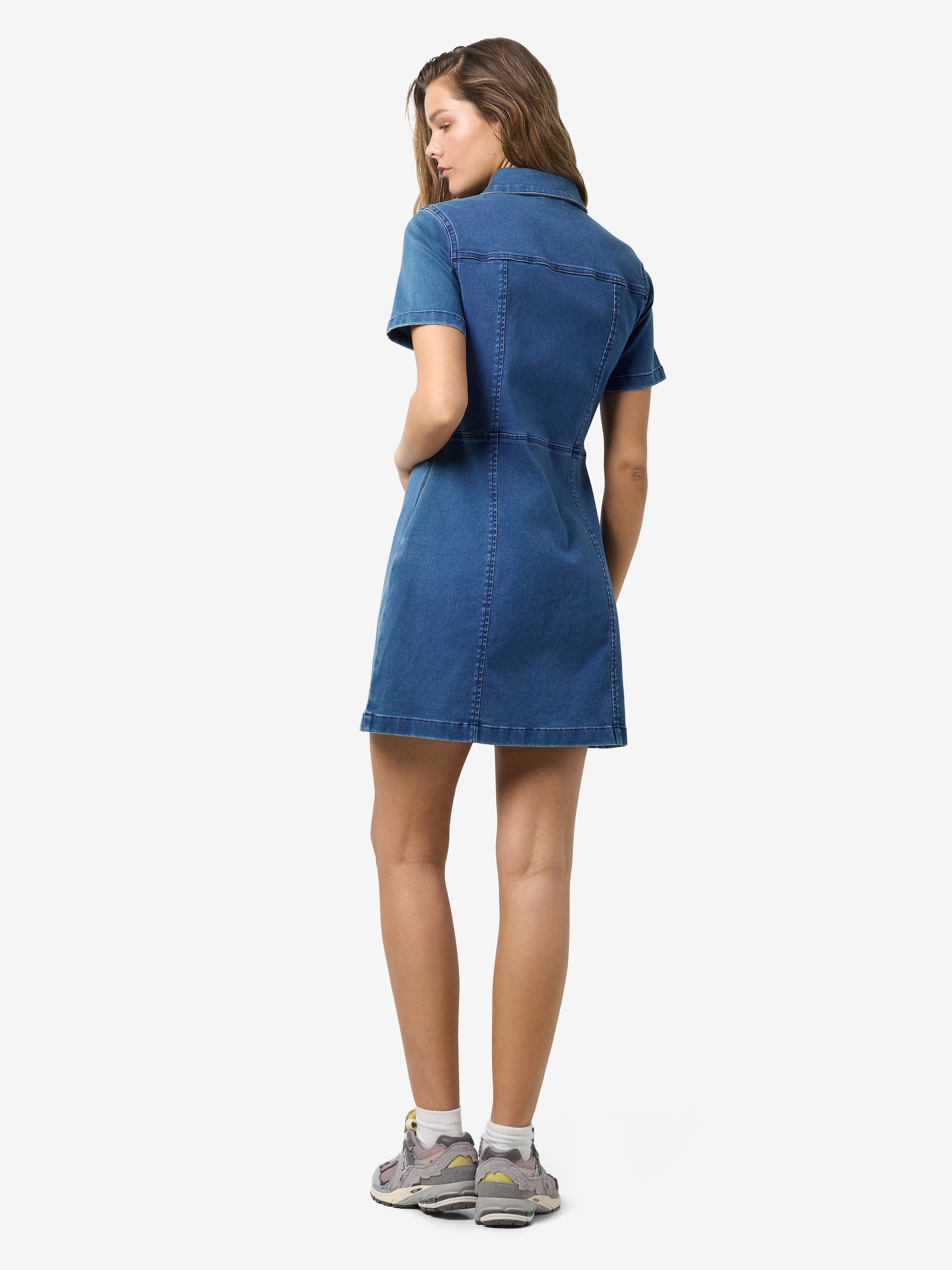 Noisy may Jeanskleid »NMNISA S/S SLIM DENIM DRESS VI534MB NOOS«