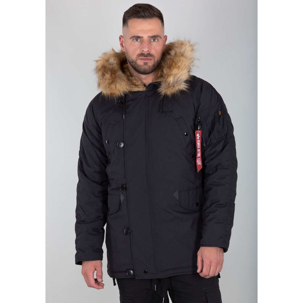 Alpha Industries Langjacke »Explorer w/o Patch«, mit Kapuze