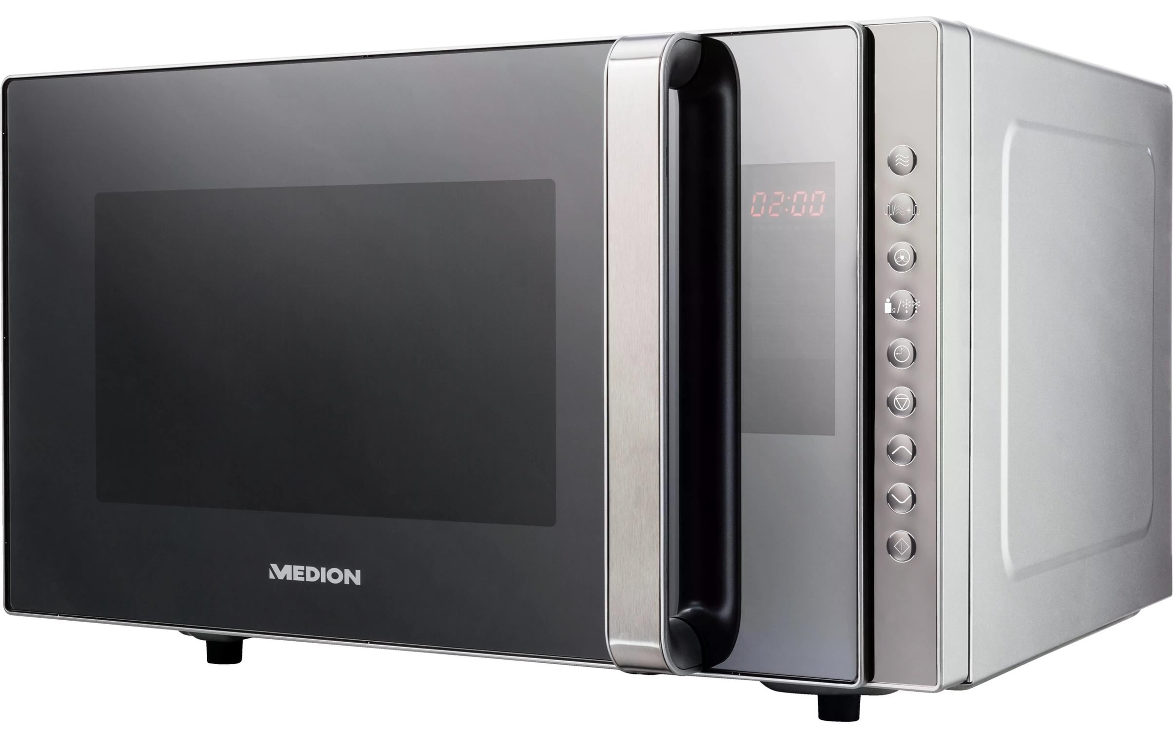 Medion® Mikrowelle »mit Grill MD 17495 Grau« Grill | Heißluft | Mikrowelle 800 W