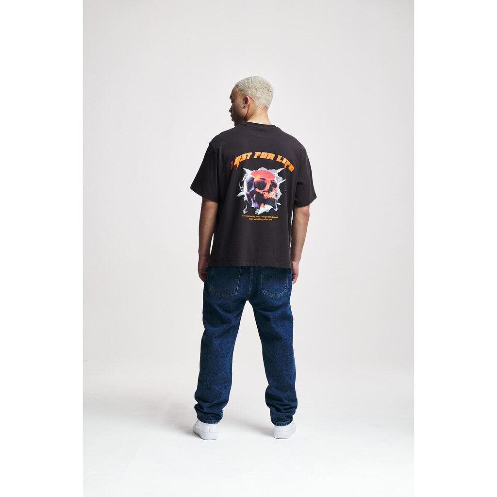 2Y Studios Kurzarmshirt »2Y Studios Herren Last For Life Oversize Tee«, (1 tlg.)