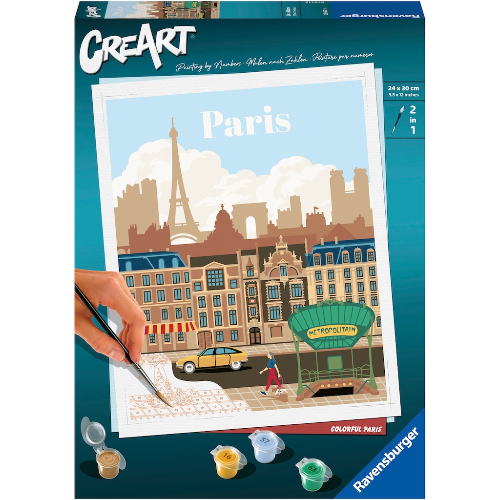 Ravensburger Malen nach Zahlen »CreArt, Colorful Paris«