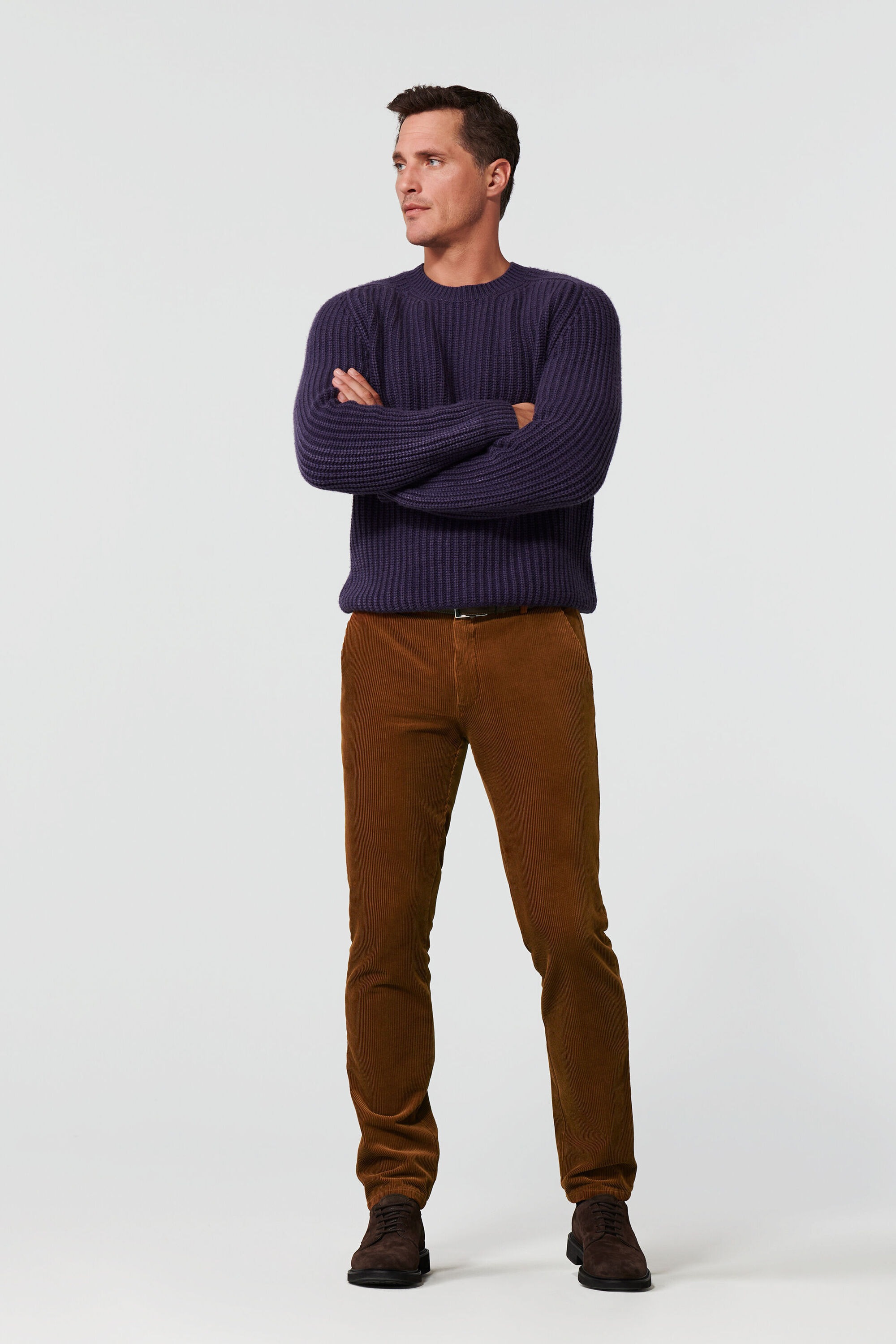 MEYER Chinos »Bonn«, Cordhose mit Stretch-Dehnbund