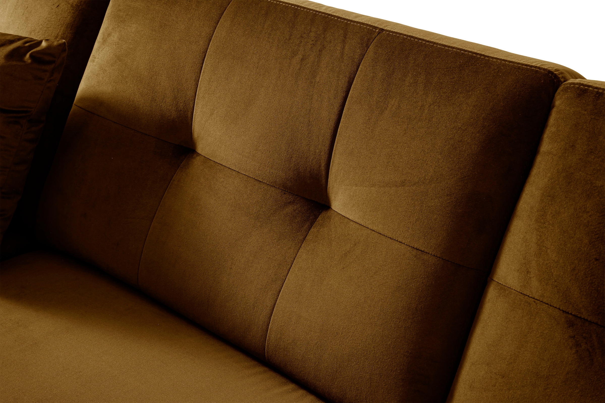 Trends by HG Polsterecke »Barcelona L-Form«, mit Metallfuss, frei im Raum stellbar