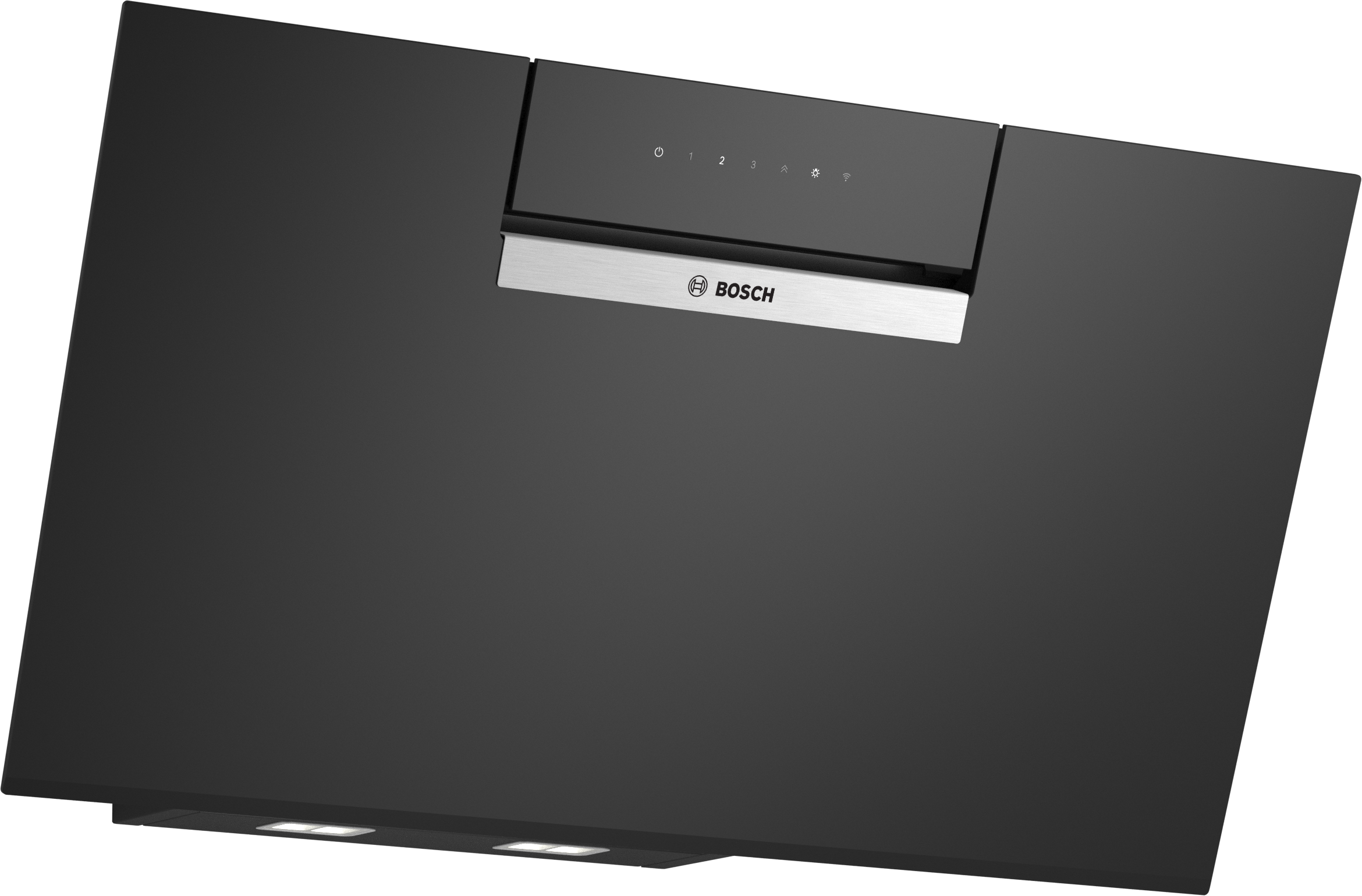 BOSCH Kopffreihaube "DWJ87FN60", B:79cm H:32cm T:43,3cm, schwarz, Dunstabzugshauben, Umluftbetrieb