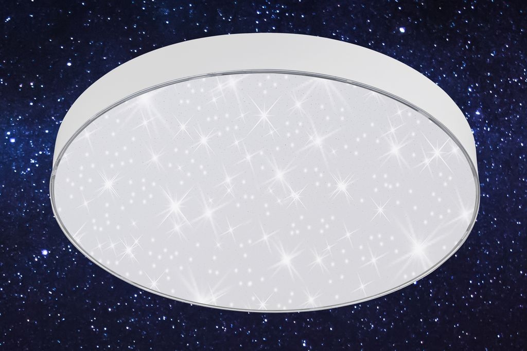 Aufbauleuchte "FLAME STAR", weiß, BRILONER LEUCHTEN, Leuchten