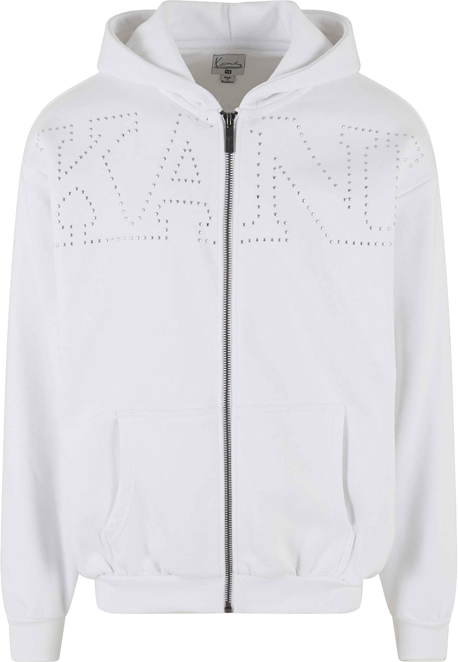 Karl Kani Sweatjacke "Karl Kani Herren KM234-014-1 KK Studded Retro OS Full Zip Hoodie"