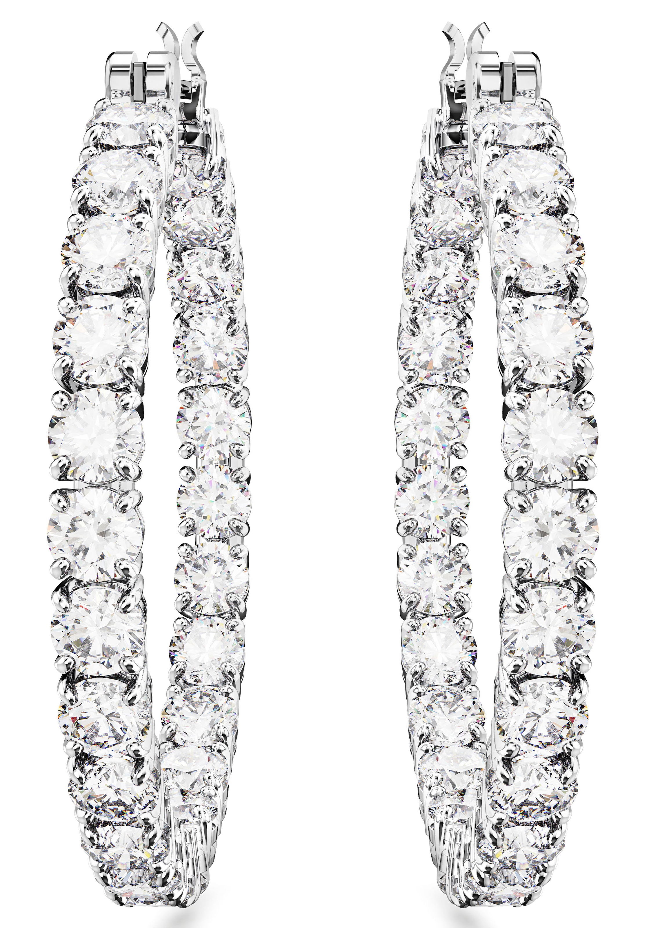 Swarovski Paar Creolen »Matrix«, mit Swarovski® Kristall
