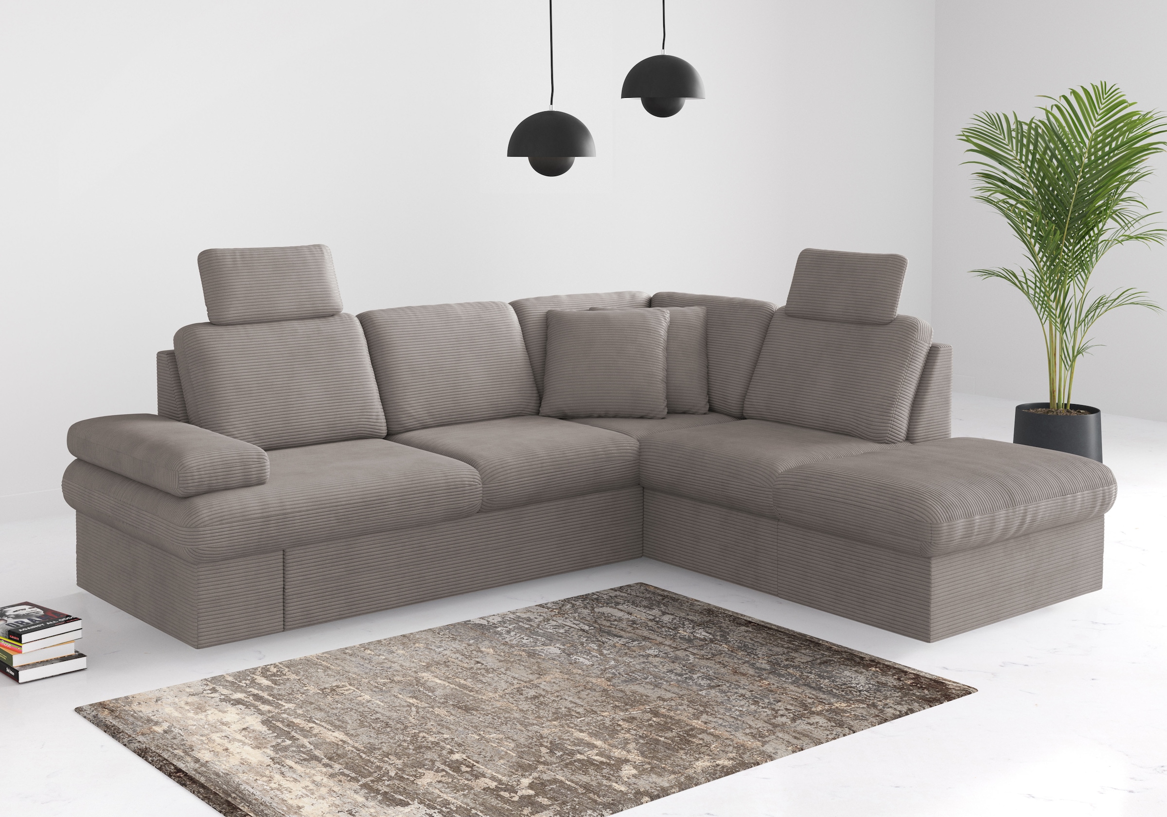 sit&more Ecksofa "Moreno", mit Armteilverstellung,wahlweise mit Bettfunktio günstig online kaufen