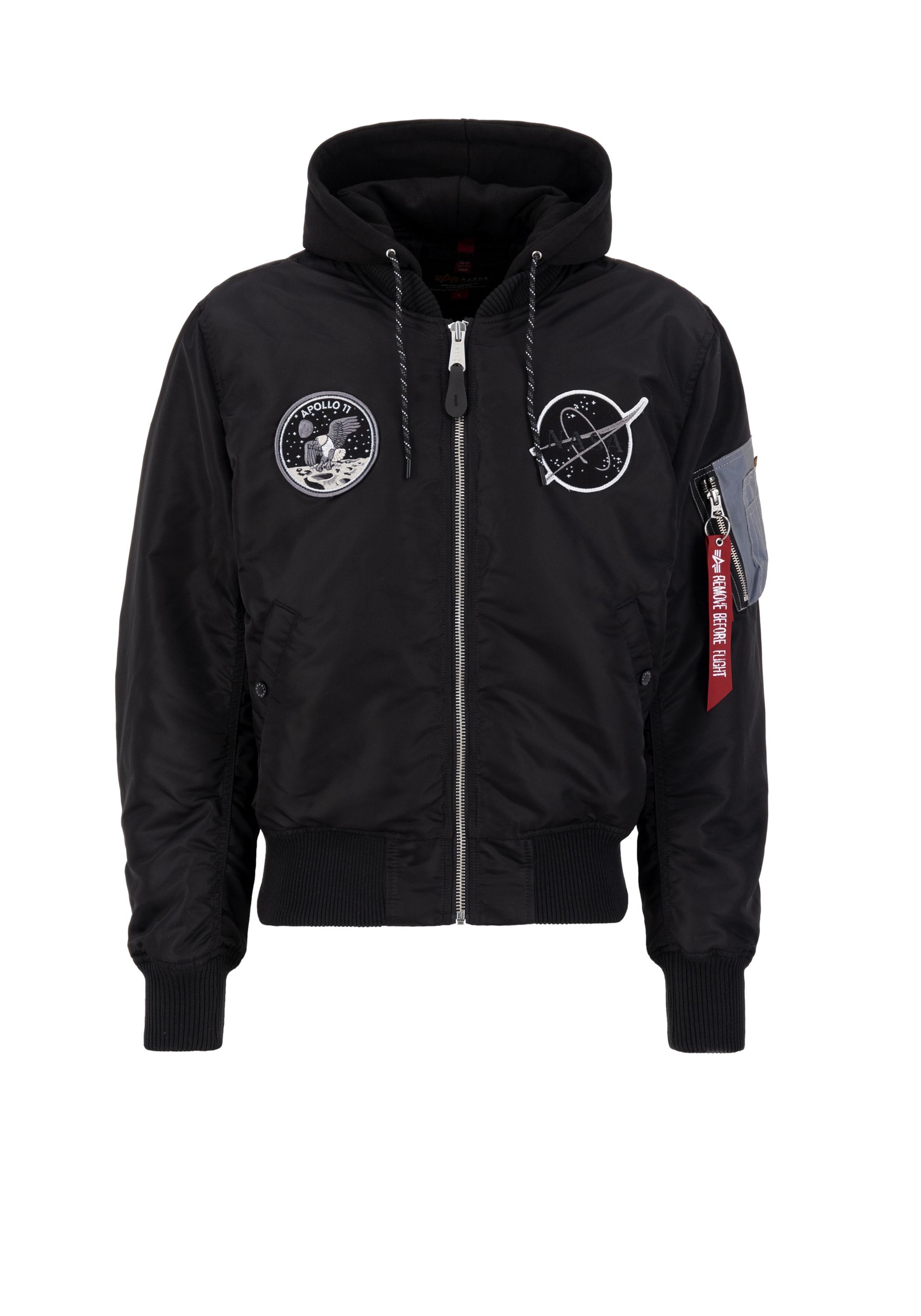 Alpha Industries Bomberjacke "Alpha Industries Men - Bomber Jackets MA-1 VF Hood Dark Side"