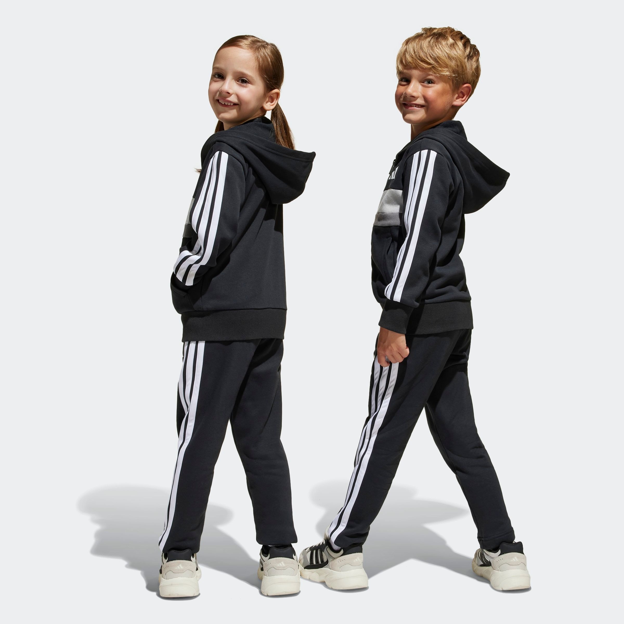 adidas Sportswear Trainingsanzug »LK 3S TIB FL TS«, (2 tlg.)