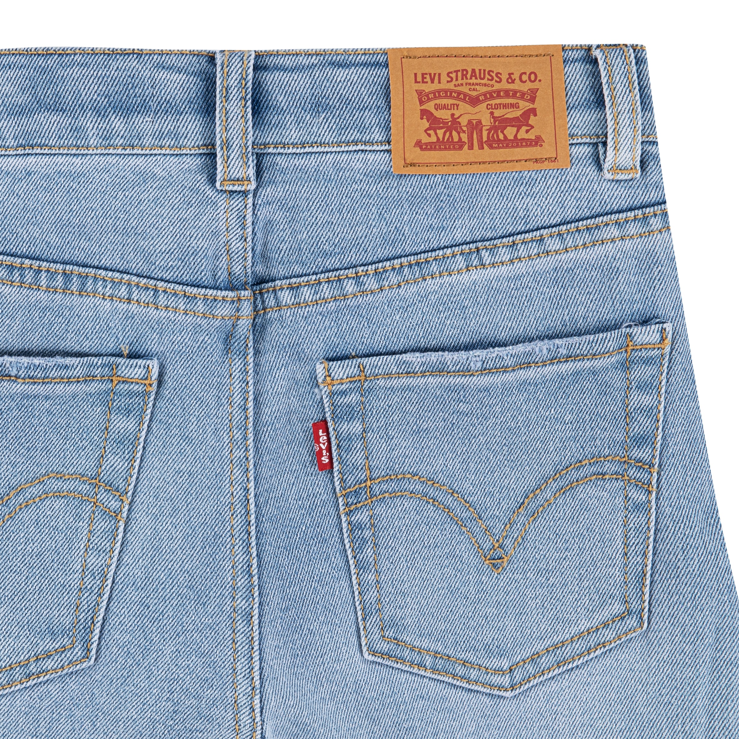 Thumbnail - Levis Kids Bootcut-Jeans "LVG BAGGY FLARE" Flared, Destroyed-Effekte for Girls