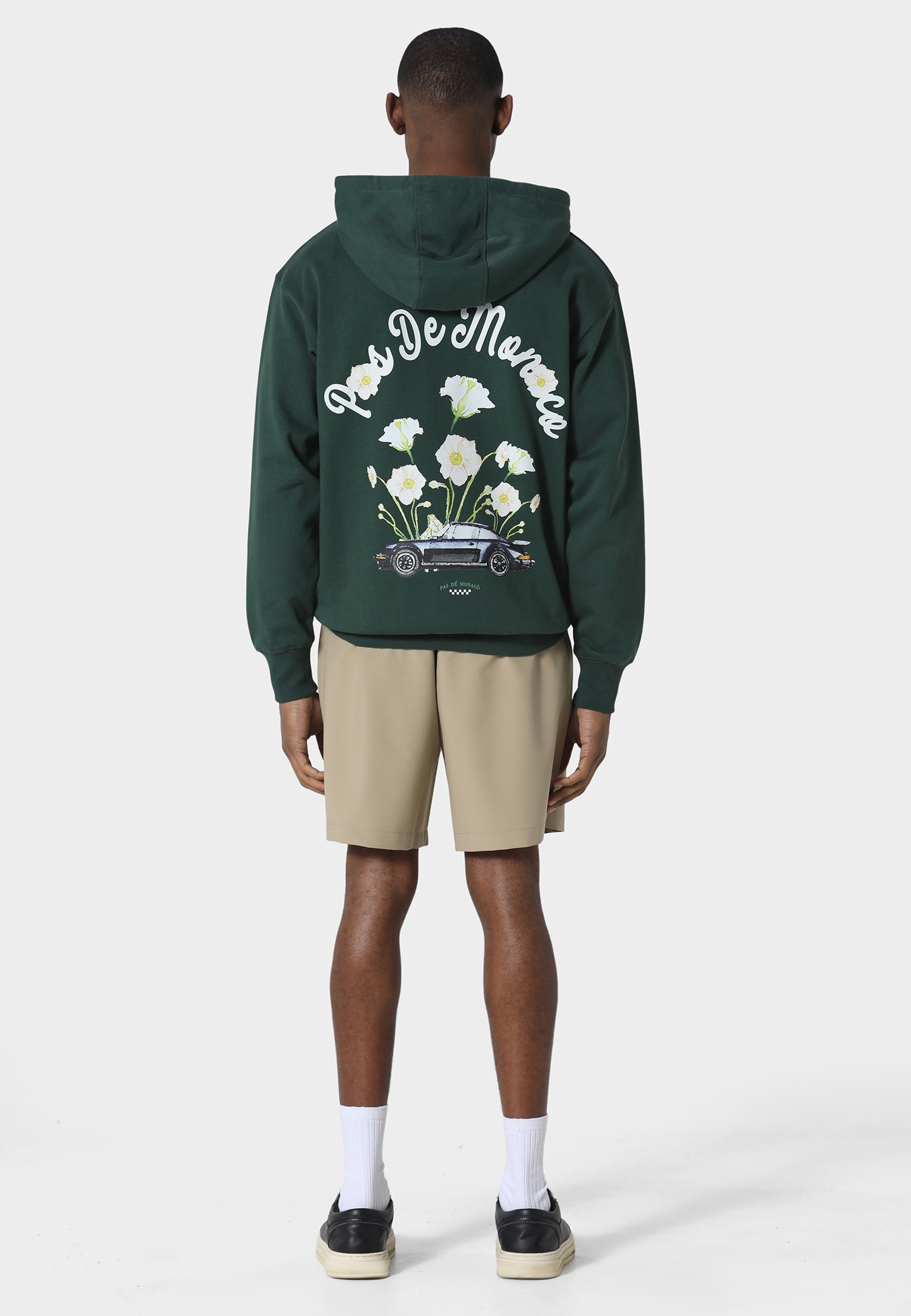 Pas De Monaco Rundhalspullover »Pas De Monaco FLEUR DE ROUTE HOODY« 1