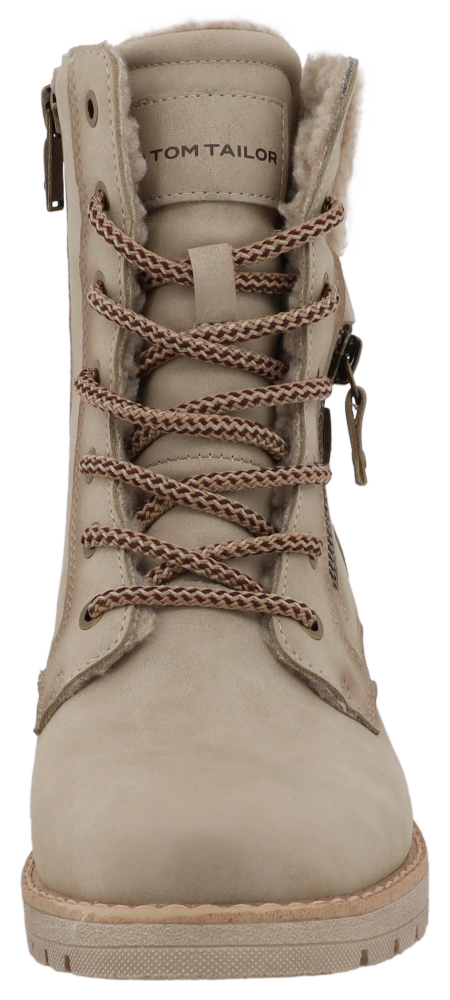 TOM TAILOR Winterstiefelette  Stiefelette, Winterboots mit Blockabsatz