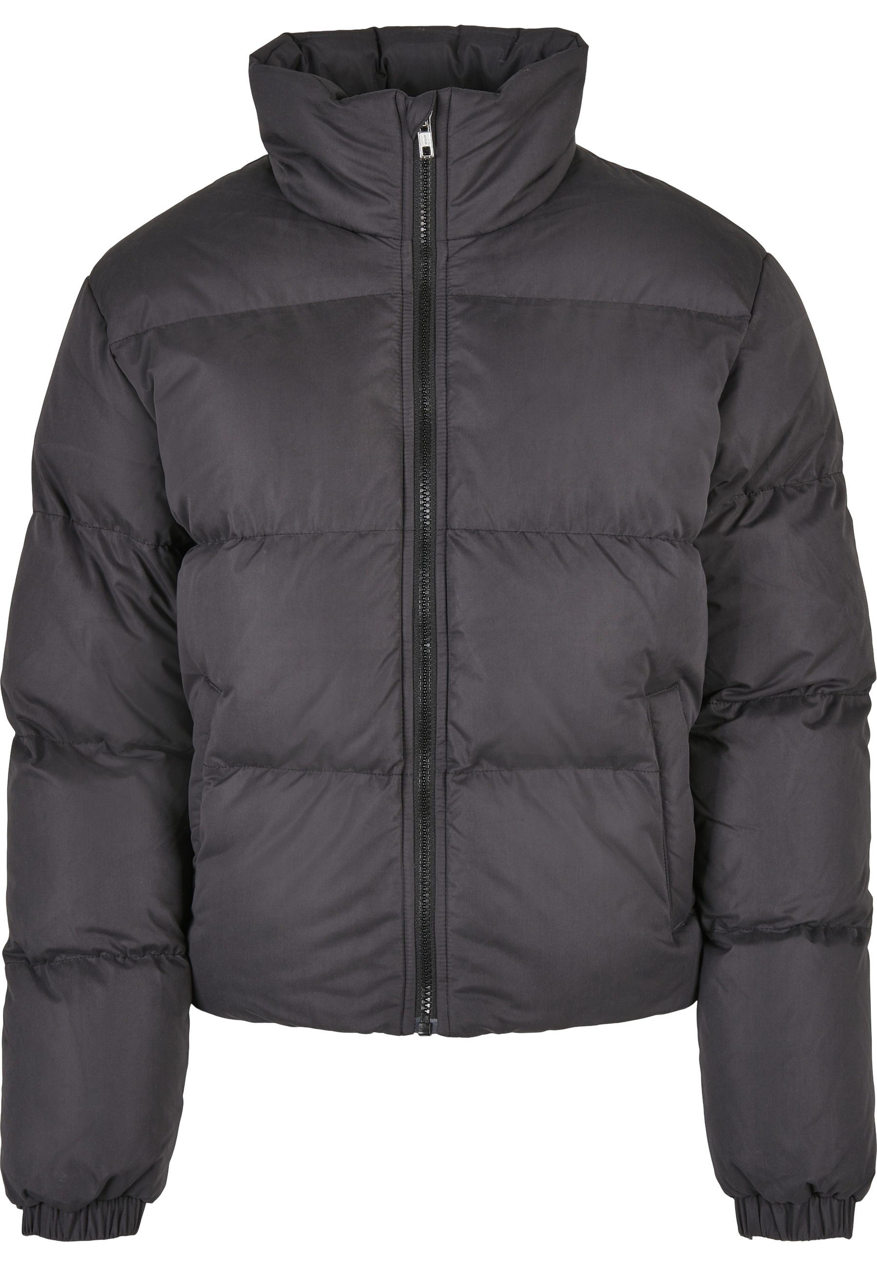 URBAN CLASSICS Winterjacke »Urban Classics Damen Ladies Short Peached Puffer Jacket« 1 Stk. tlg. ohne Kapuze