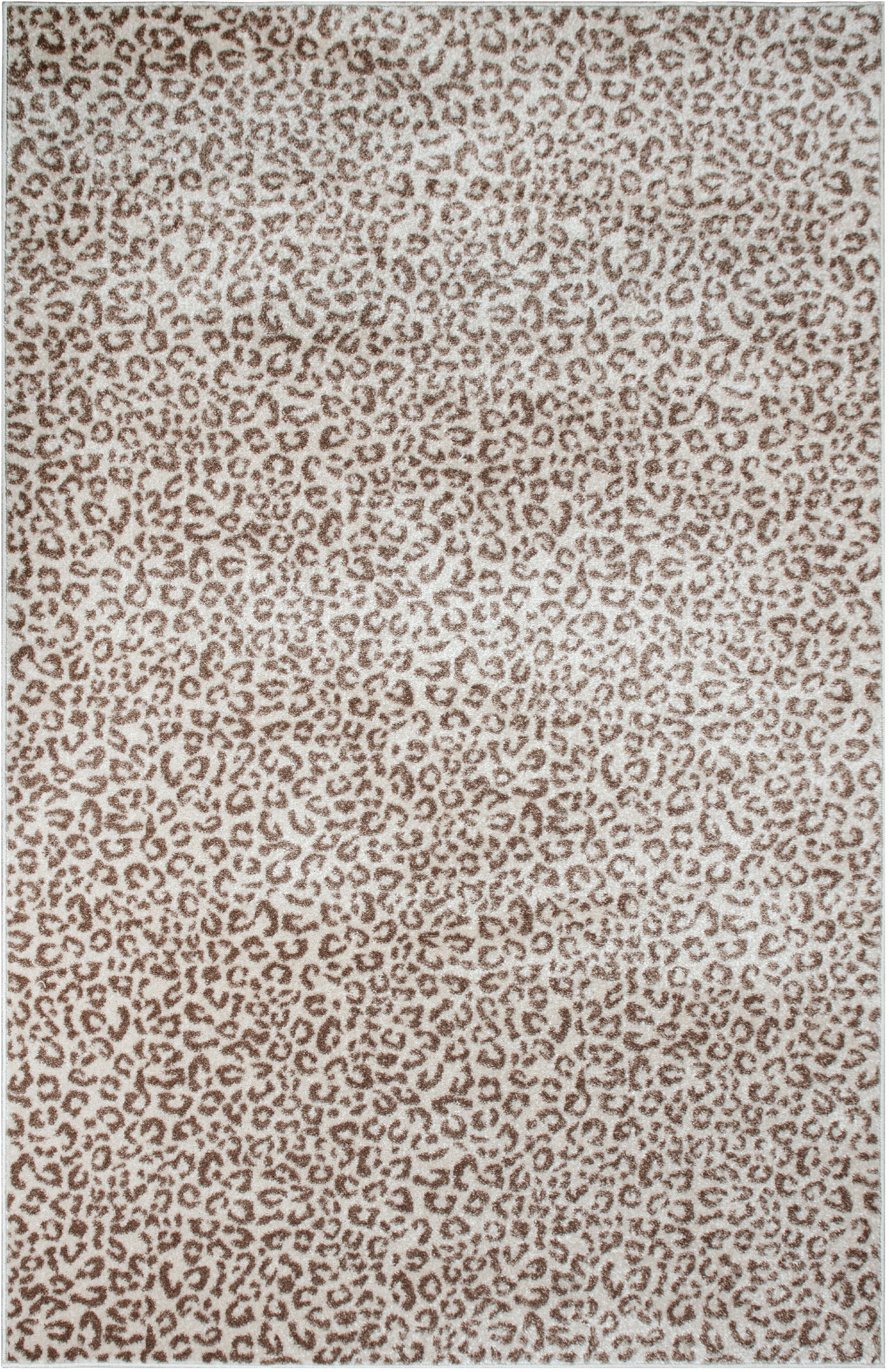 OTTO home Teppich »Fynna, Leoparden-Muster, Animalprint« rechteckig 9 mm Höhe besonders weicher Flor, Wohnzimmer, Schlafzimmer, Esszimmer, Leo