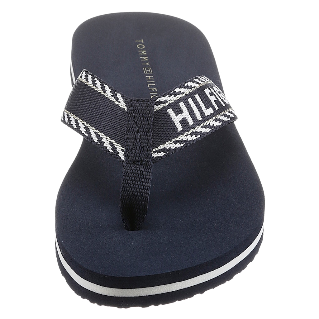 Tommy Hilfiger Zehentrenner »TOMMY WEBBING SANDAL«