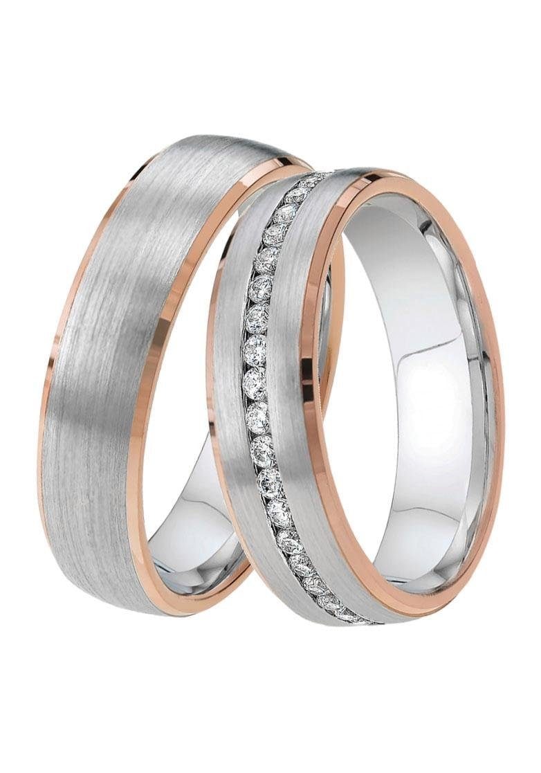 DOOSTI Trauring »Schmuck Geschenk Silber 925 Trauring Ehering Partnerring  LIEBE«, Made in Germany, mit o. ohne Zirkonia für kaufen | BAUR