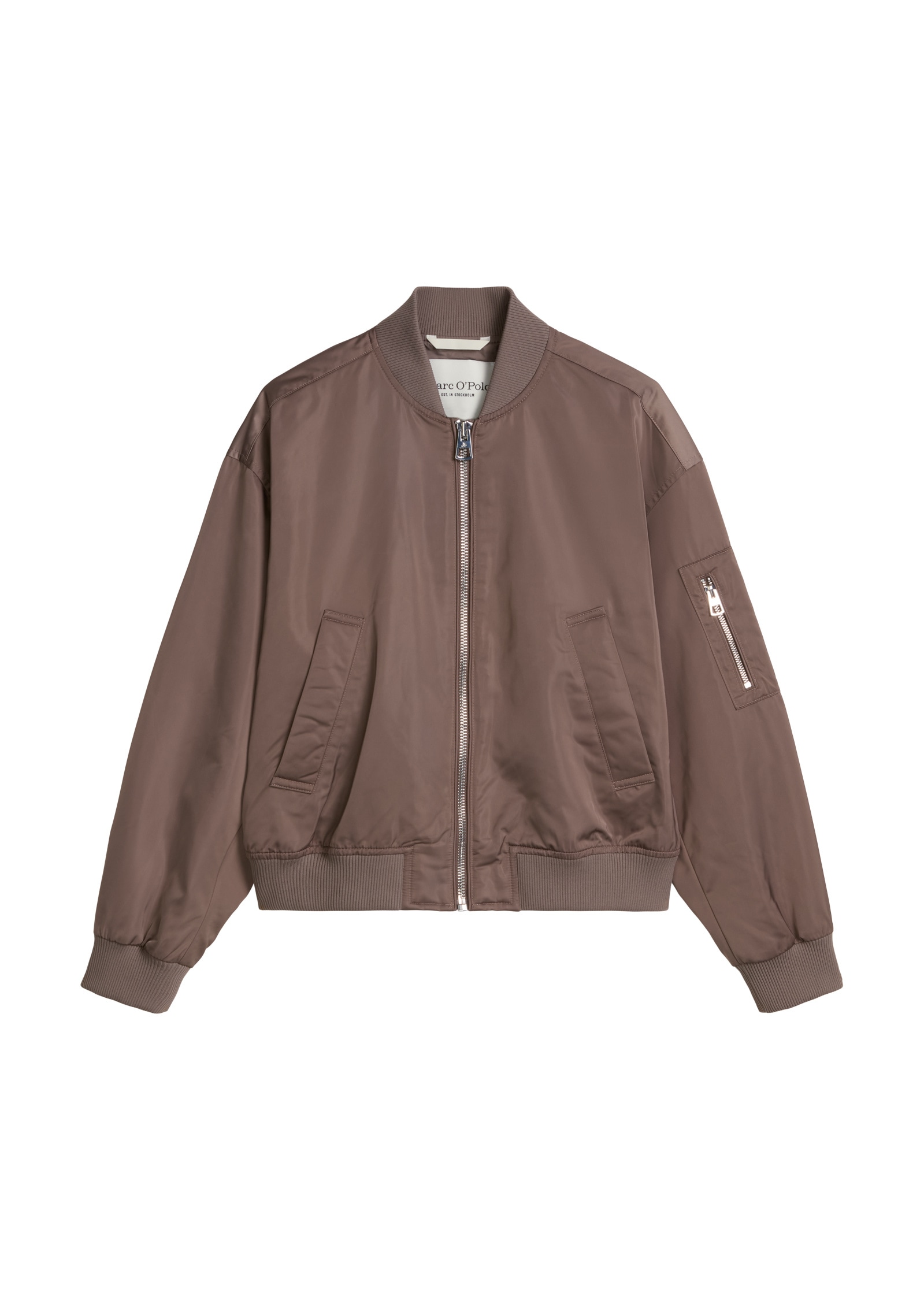 Marc O'Polo Outdoorjacke »aus recyceltem Shiny-Polyester-Twill«
