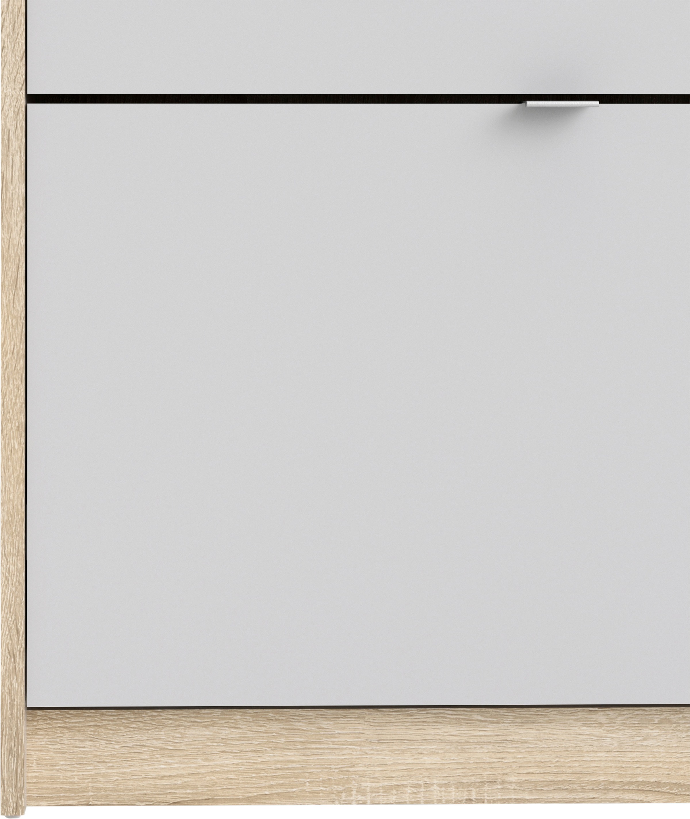 INOSIGN Schuhschrank »Shoes Schuhaufbewahrung, Schuhkommode, Schuhregal,«, mit drei Klappen, 2 Böden, Höhe 123 cm, ca. 18 Paar Schuhe