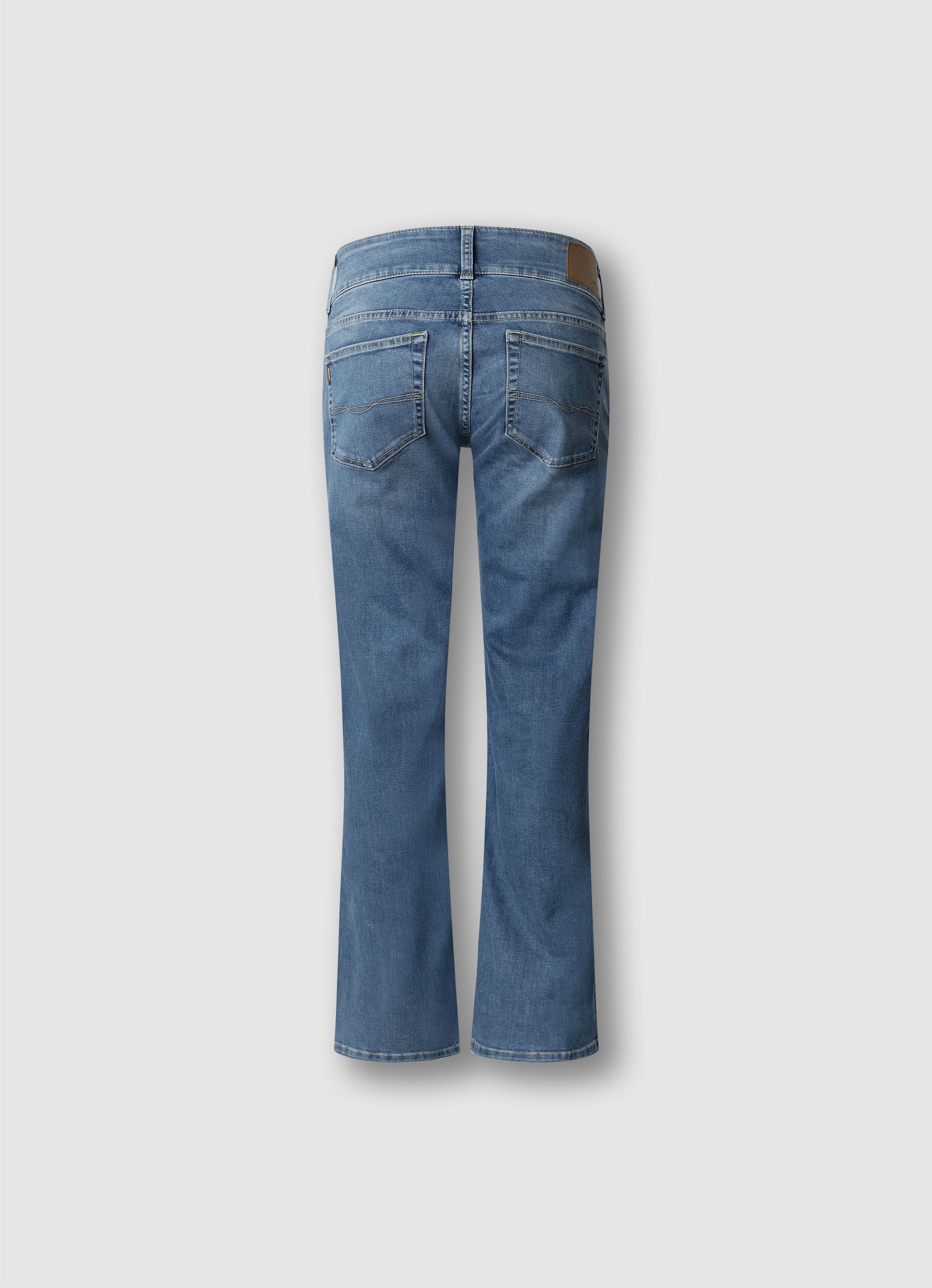 Pepe Jeans Gerade Jeans "STRAIGHT JEANS LW" mit doppeltem Knopfverschluss günstig online kaufen