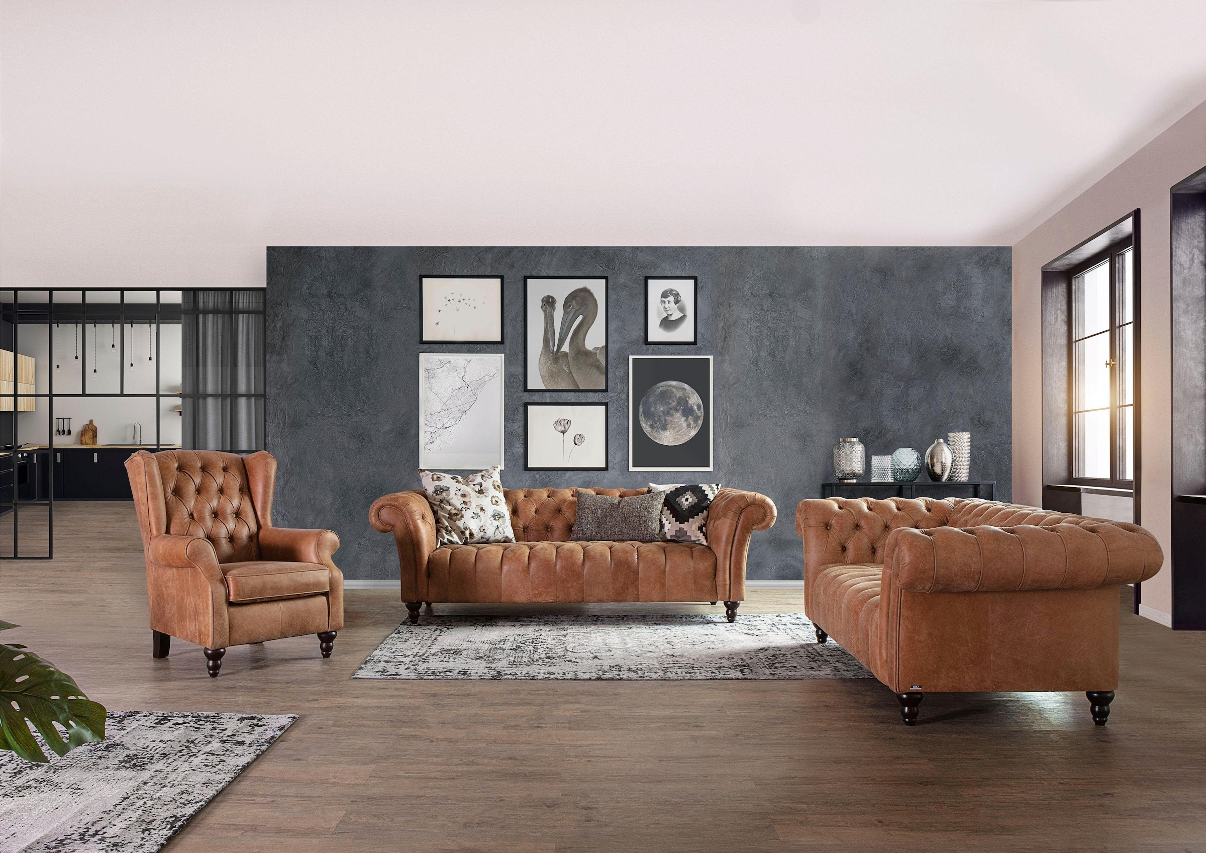 Optik BAUR Factory Hocker | »Amazonas«, Gutmann Chesterfield in kaufen