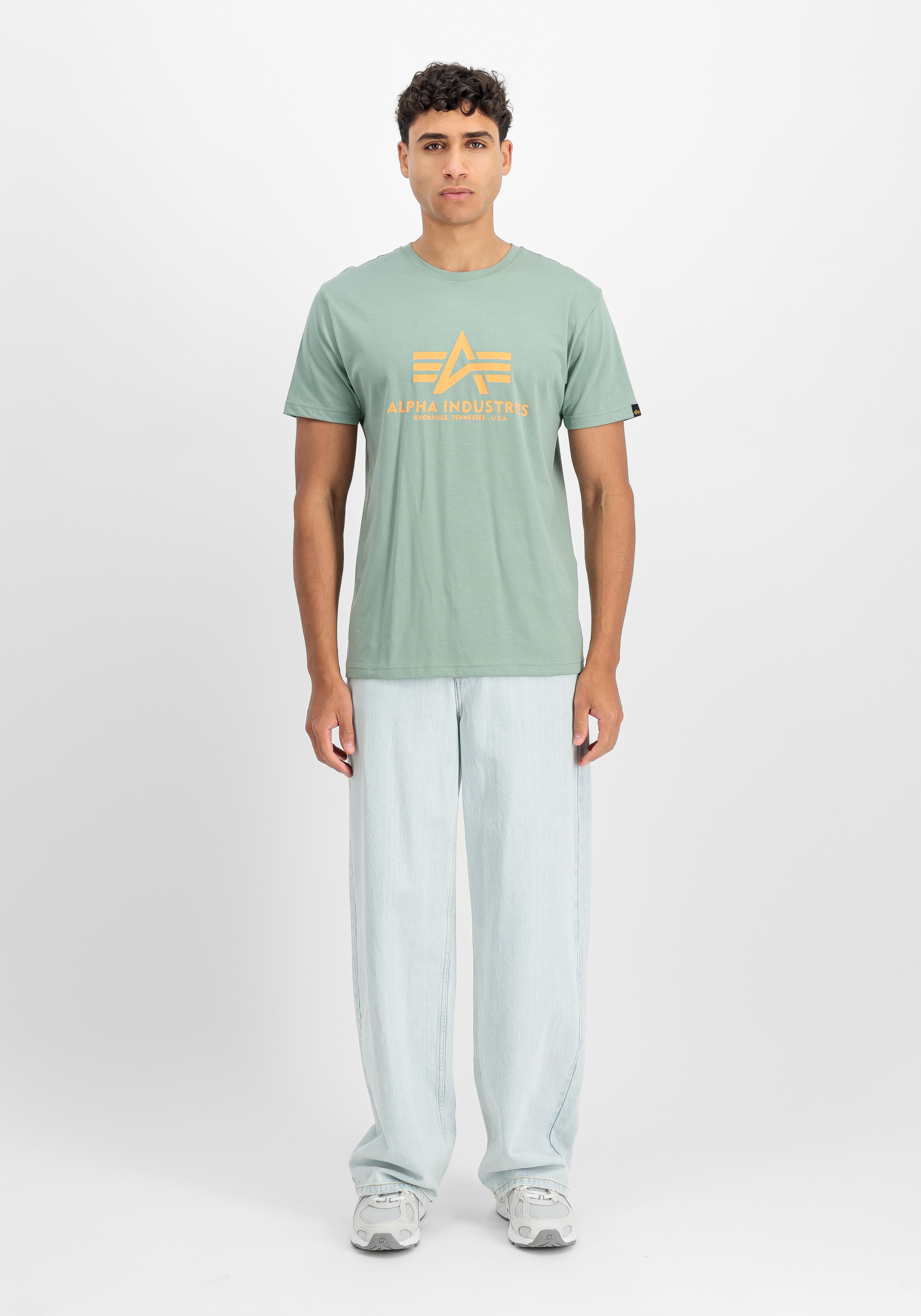 Alpha Industries Basic T-Shirt Frost Green XL 5