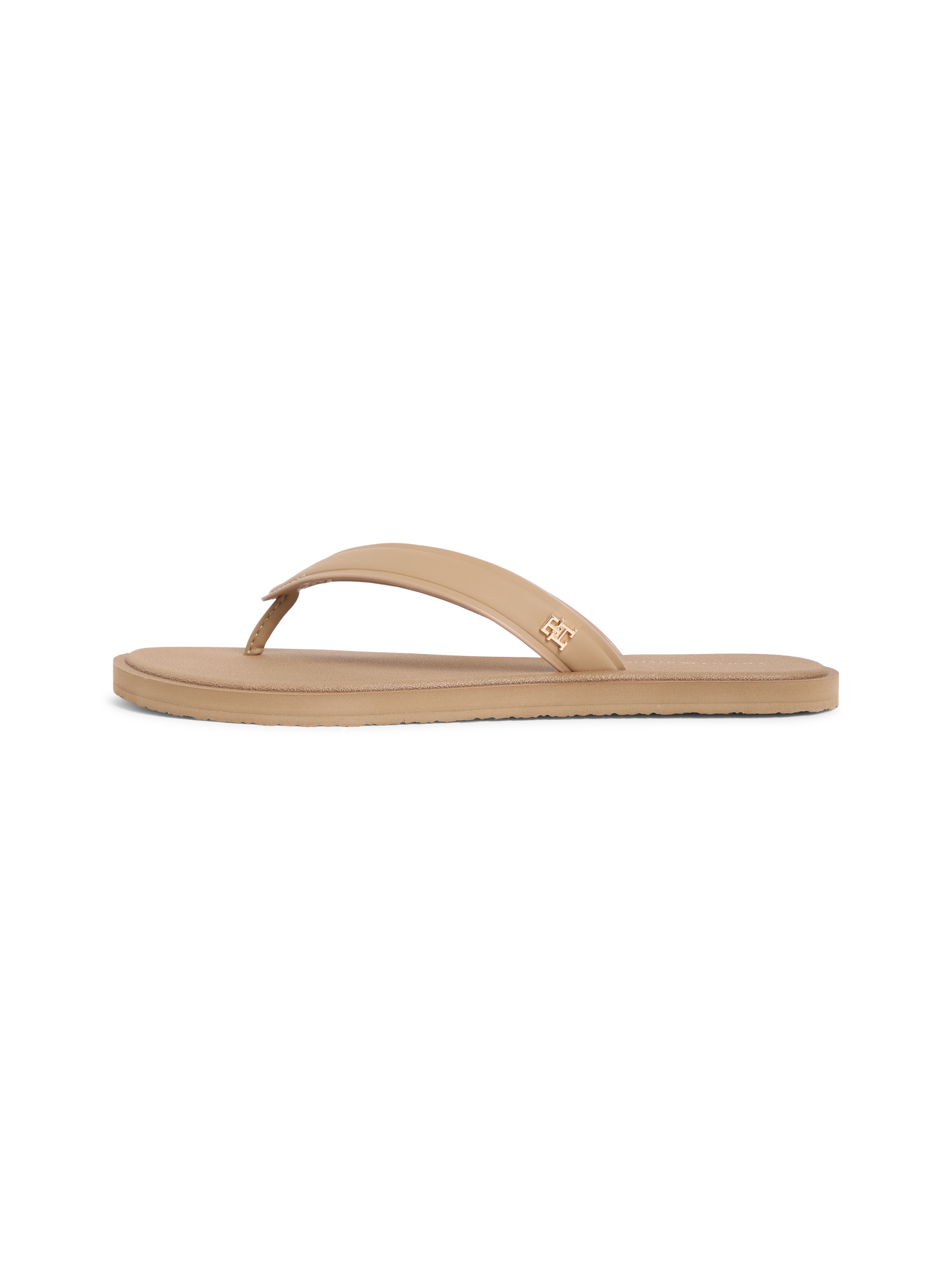 Tommy Hilfiger Zehentrenner »TH SCANDI PREMIUM SUMMER SANDAL«  Strandschuh, Pool Slides, Dianette, Flat mit Logo-Emblem