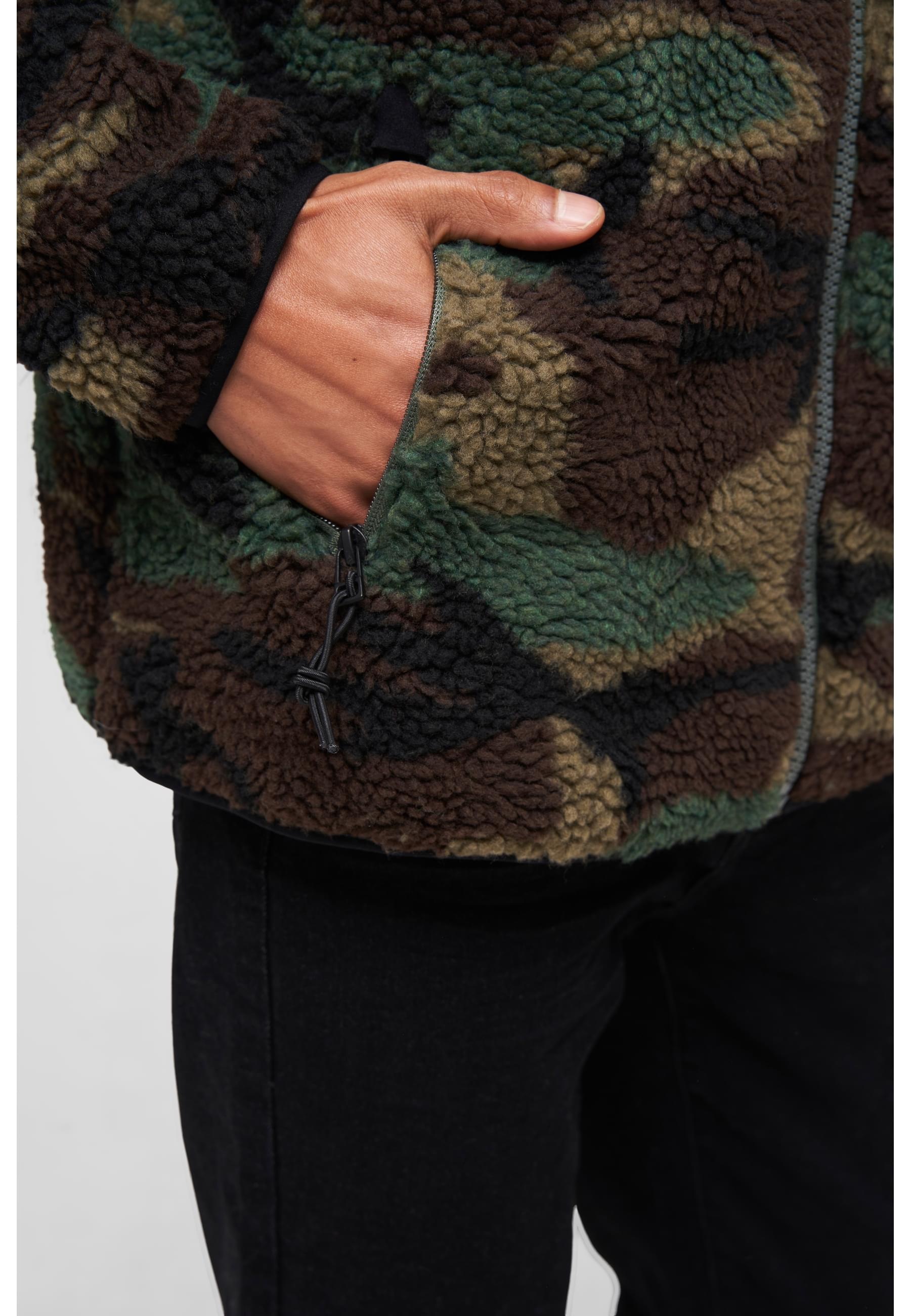 Brandit Anorak »Brandit Herren Teddyfleece Worker Jacket«, (1 St.), mit Kapuze