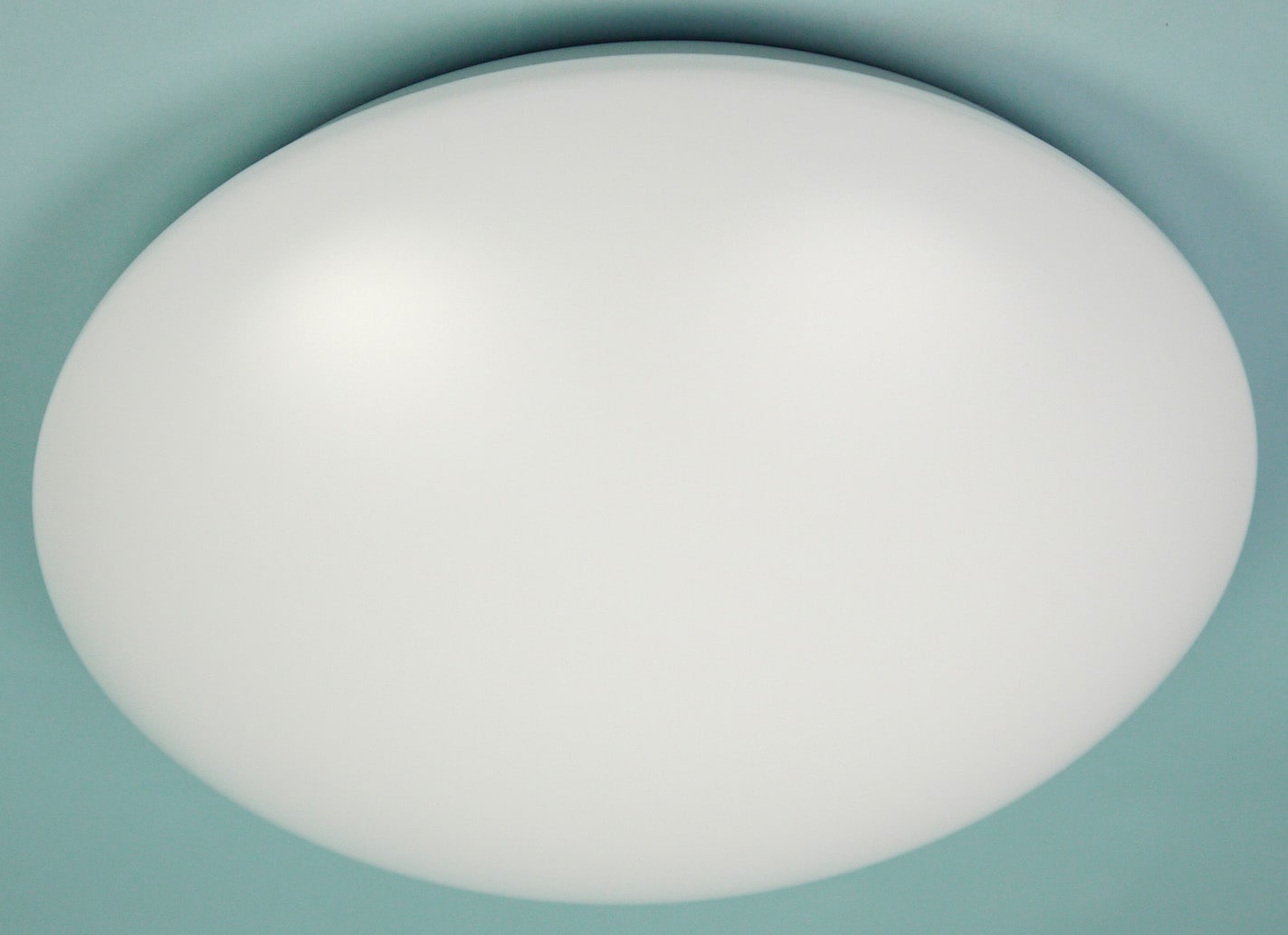 niermann Deckenleuchte, 1 flammig-flammig, Deckenschale Kunststoff, opal weiß 29 cm