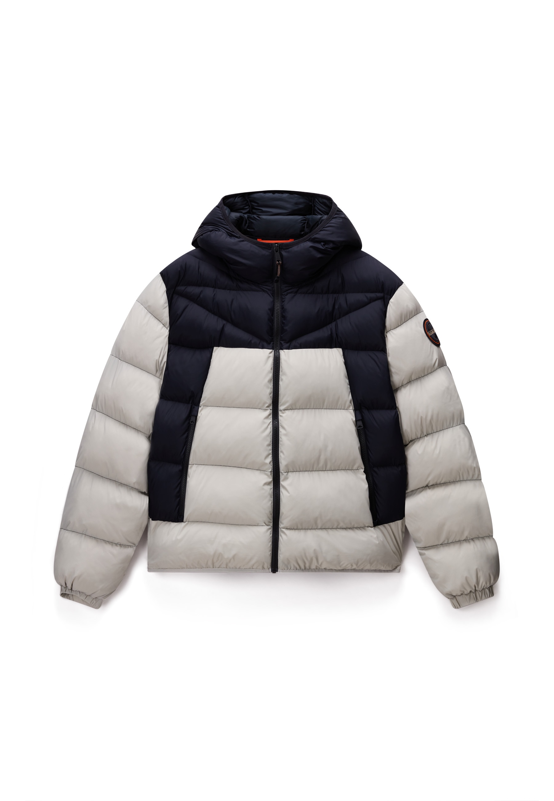 Napapijri Steppjacke "A-MOLVENO HOOD" Langarm-Design, mit Eingrifftaschen und Innentasche