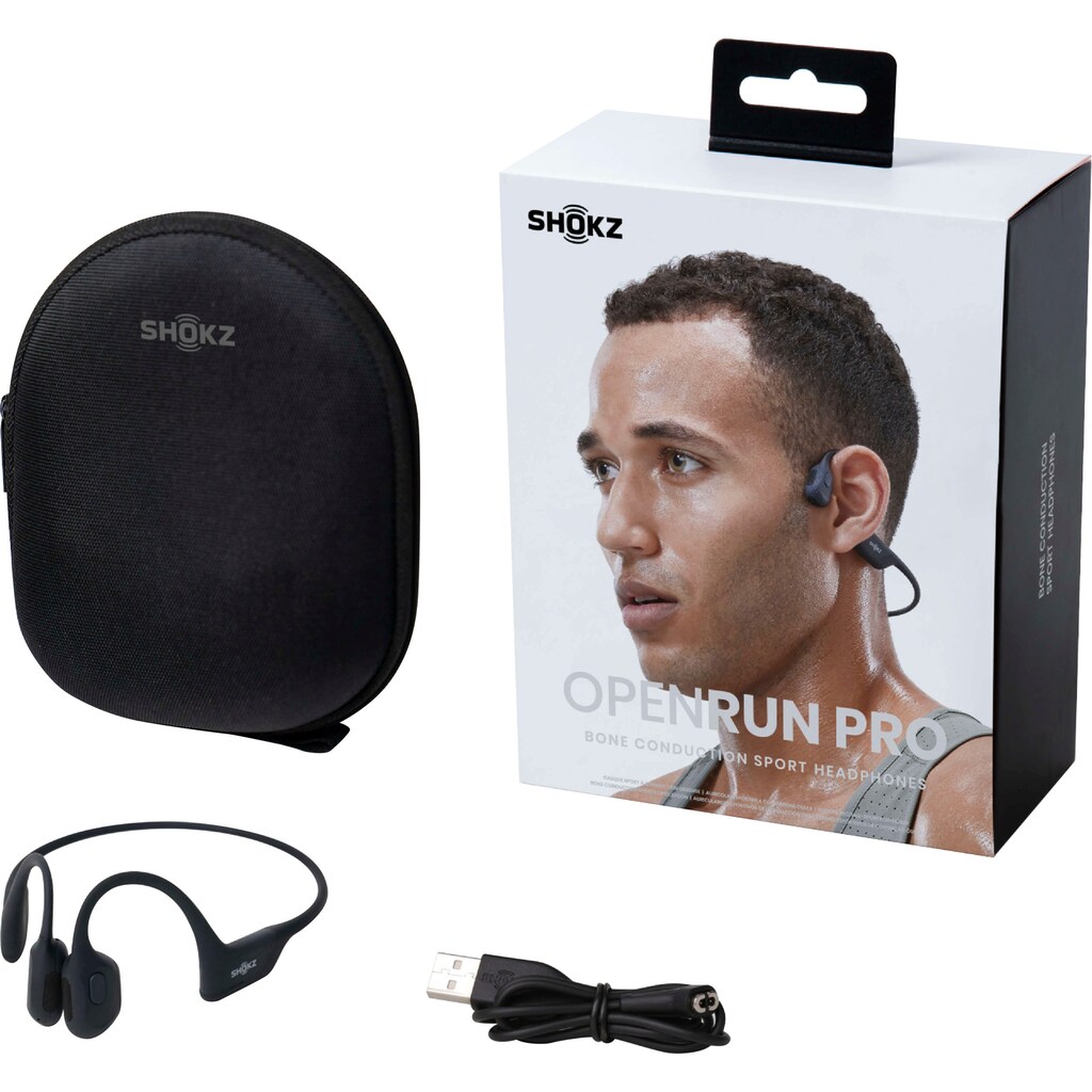 Shokz Sport-Kopfhörer »OpenRun Pro«, Bluetooth, Noise-Cancelling