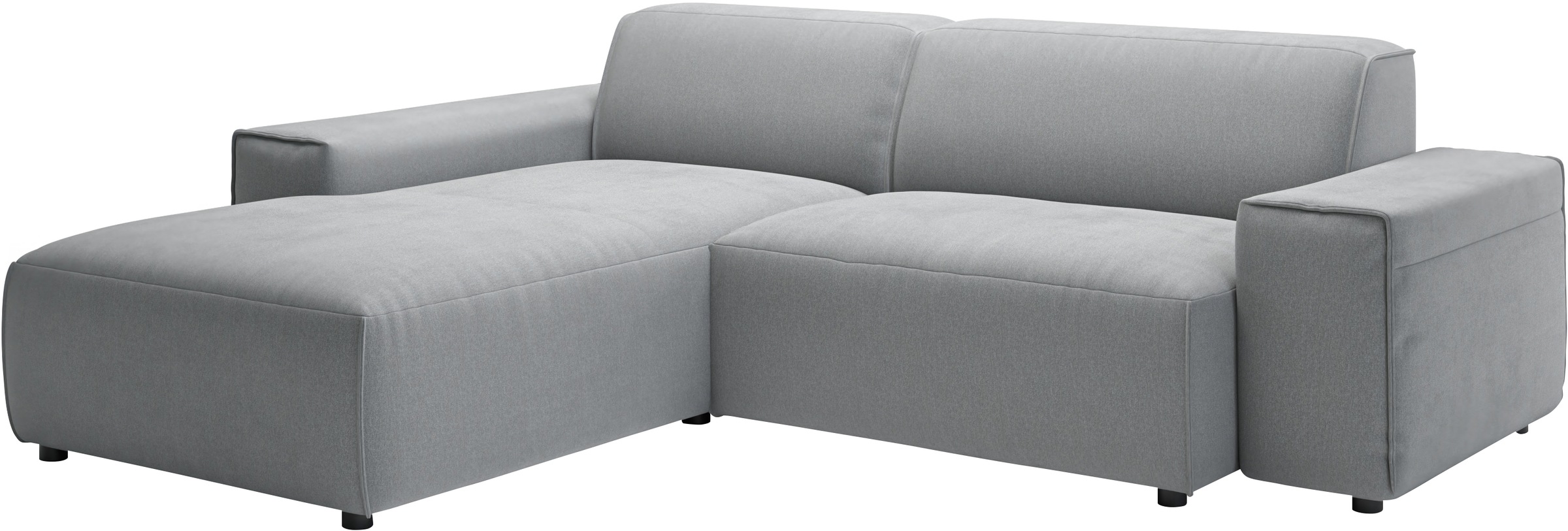 andas Ecksofa »Glimminge L-Form auch in Breitcord, Feincord + Easy care-Bezug,«, Breite 234, Zierkissen