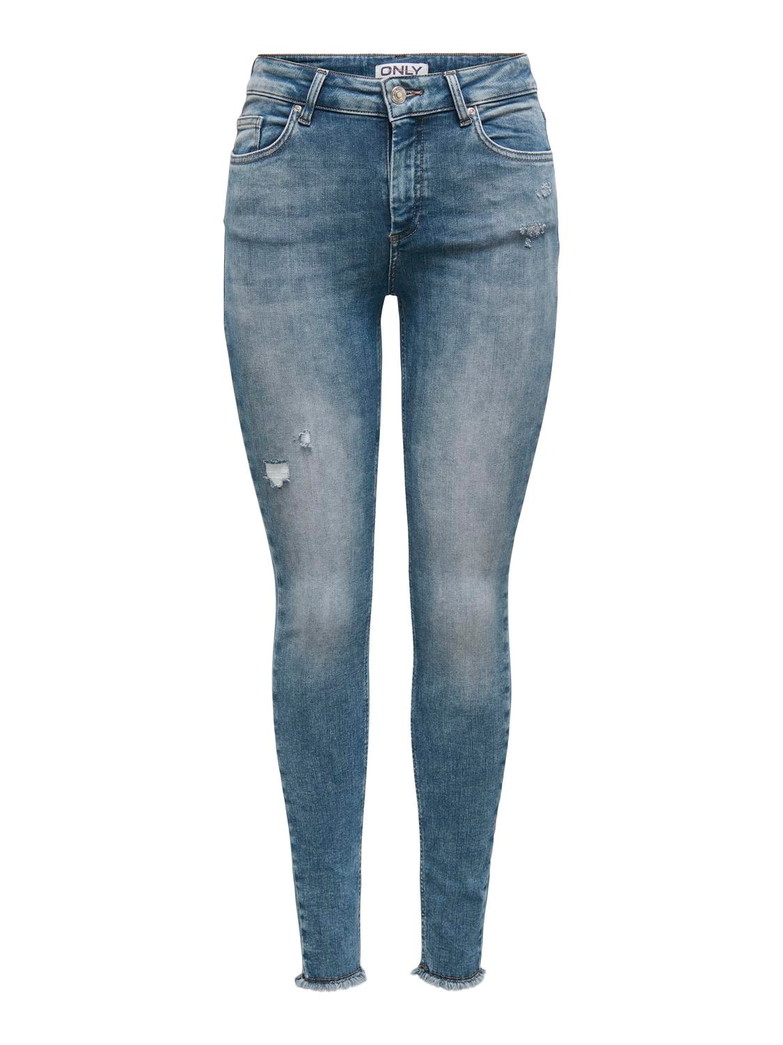 ONLY Skinny-fit-Jeans »ONLBLUSH MID SKIN ANK RW DNM REA593 NOOS«