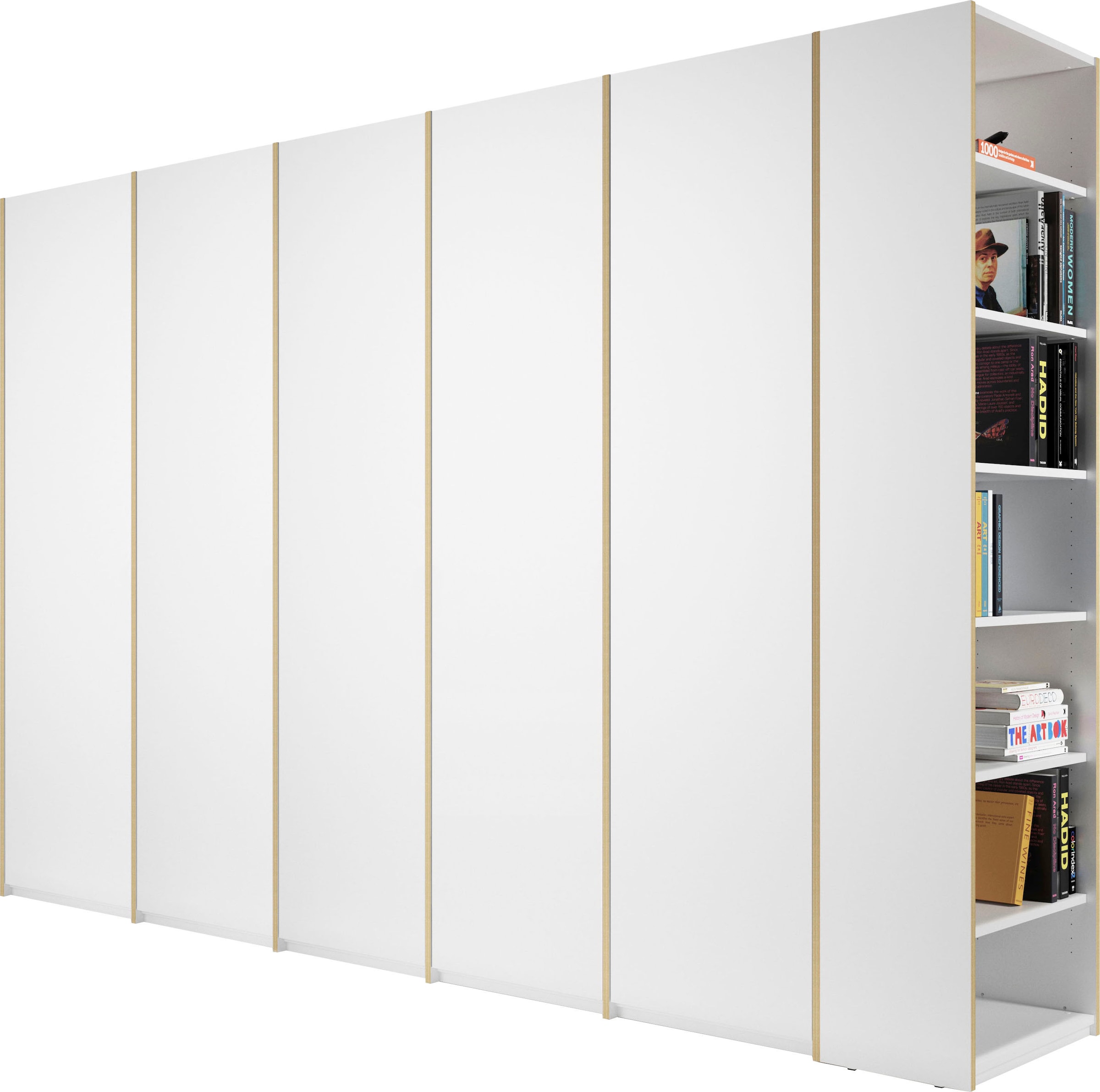 Müller SMALL LIVING Drehtürenschrank vier Seitenregal Variante mit rechts BAUR montierbarem »Modular Plus 7«, links Anbauelementen, oder | bestellen