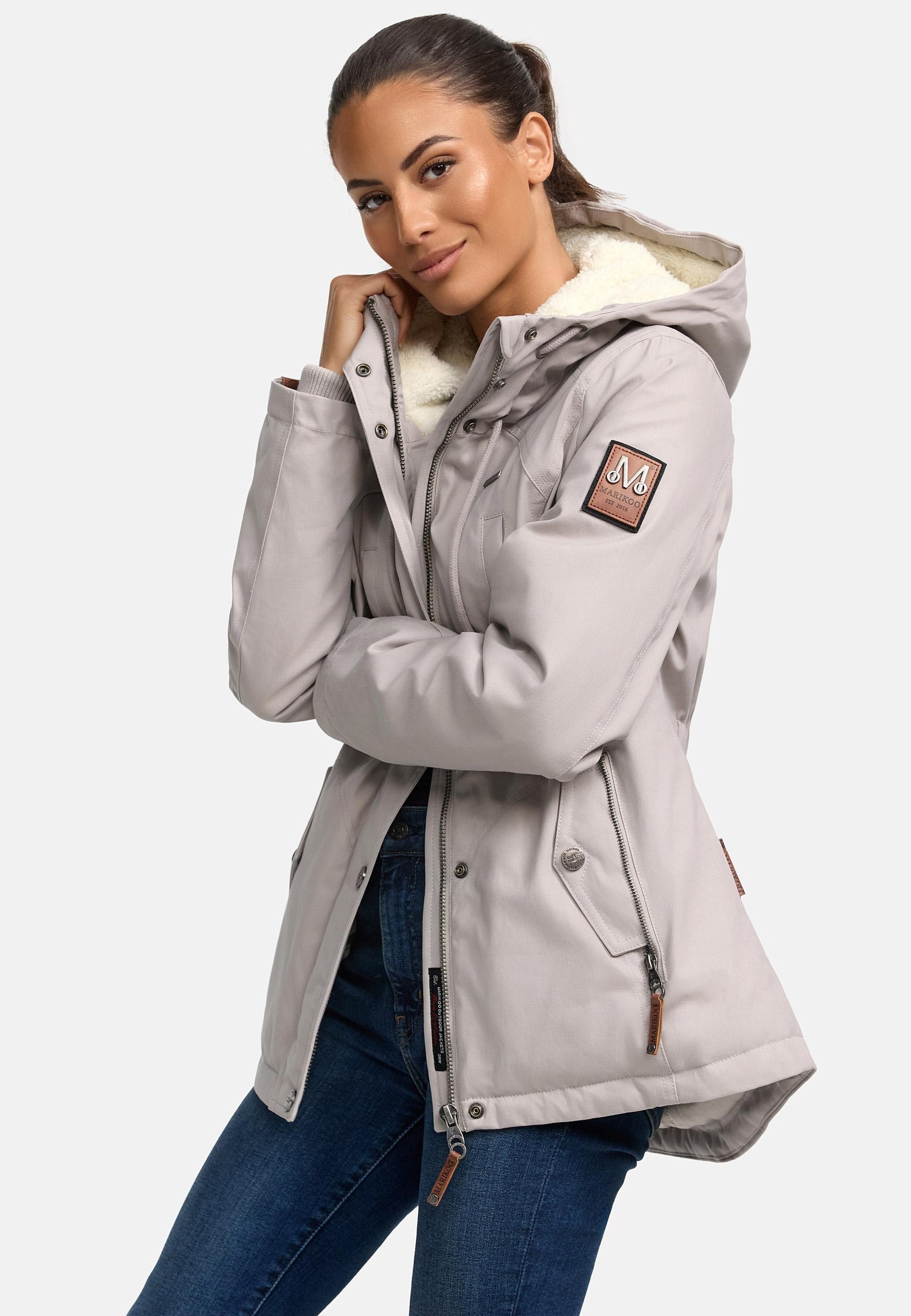 Marikoo Winterjacke »Bikoo«, mit Kapuze, sportliche Damen Outdoor Baumwolljacke mit Kapuze