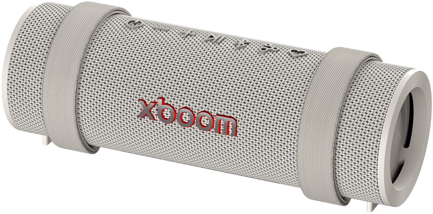 LG Bluetooth-Speaker »xboom GRAB« 1.1 (Bluetooth Apple Siri | Beleuchtungseffekte | EQ Modi | Extra Bass | Google Assistant | Lautstärkeanpassung | Multipoint Anbindung | Wireless Party Connect 30 W)