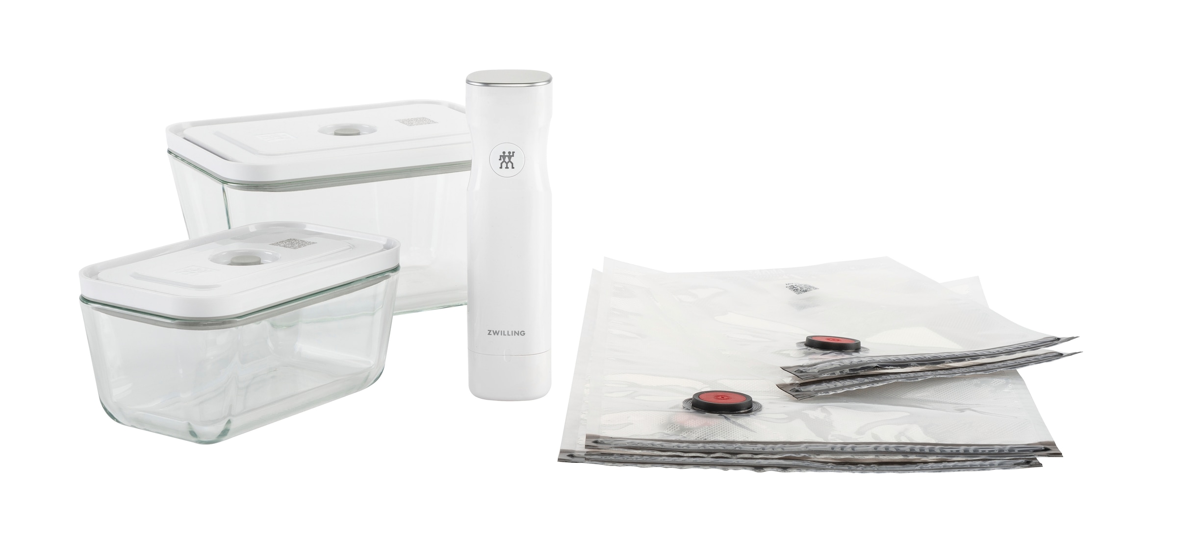 Zwilling Weiss Vakuum-Starter-Set 7-Tlg. Fresh & Save Weiß - Image 4