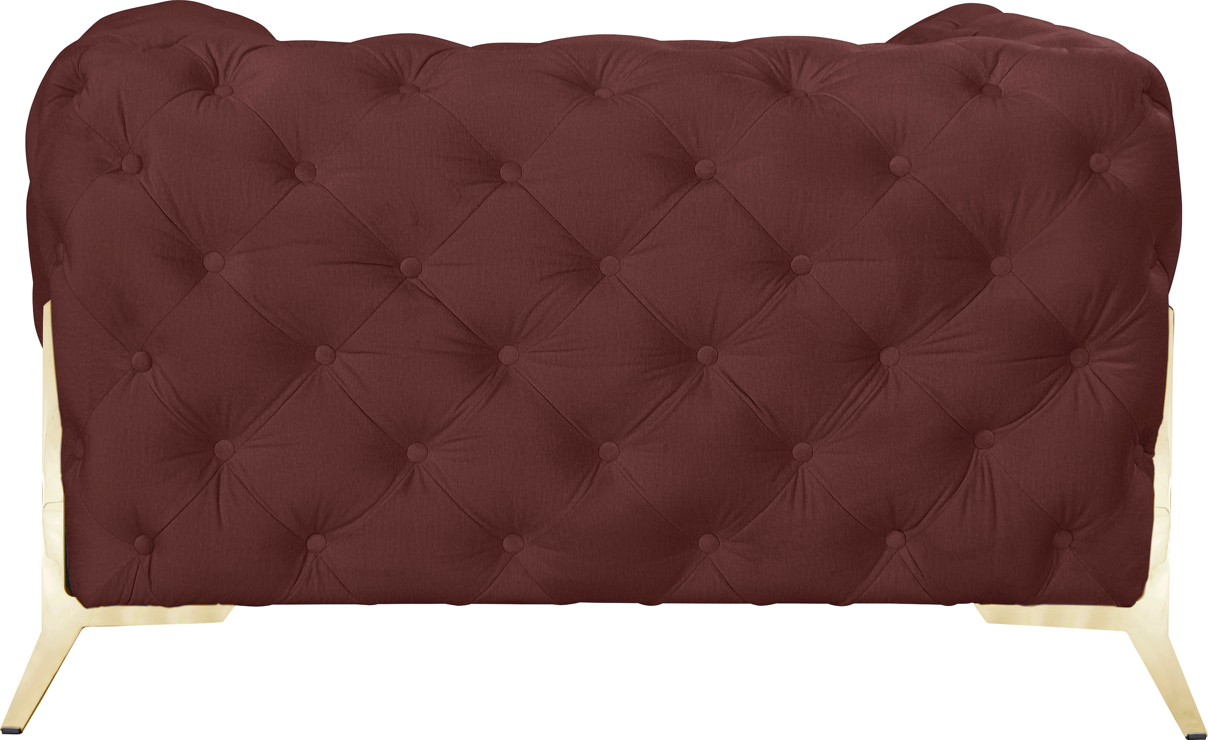 Leonique Chesterfield-Sessel »Amaury Sessel«, aufwändige Knopfheftung, moderne Chesterfield Optik, Fußfarbe wählbar