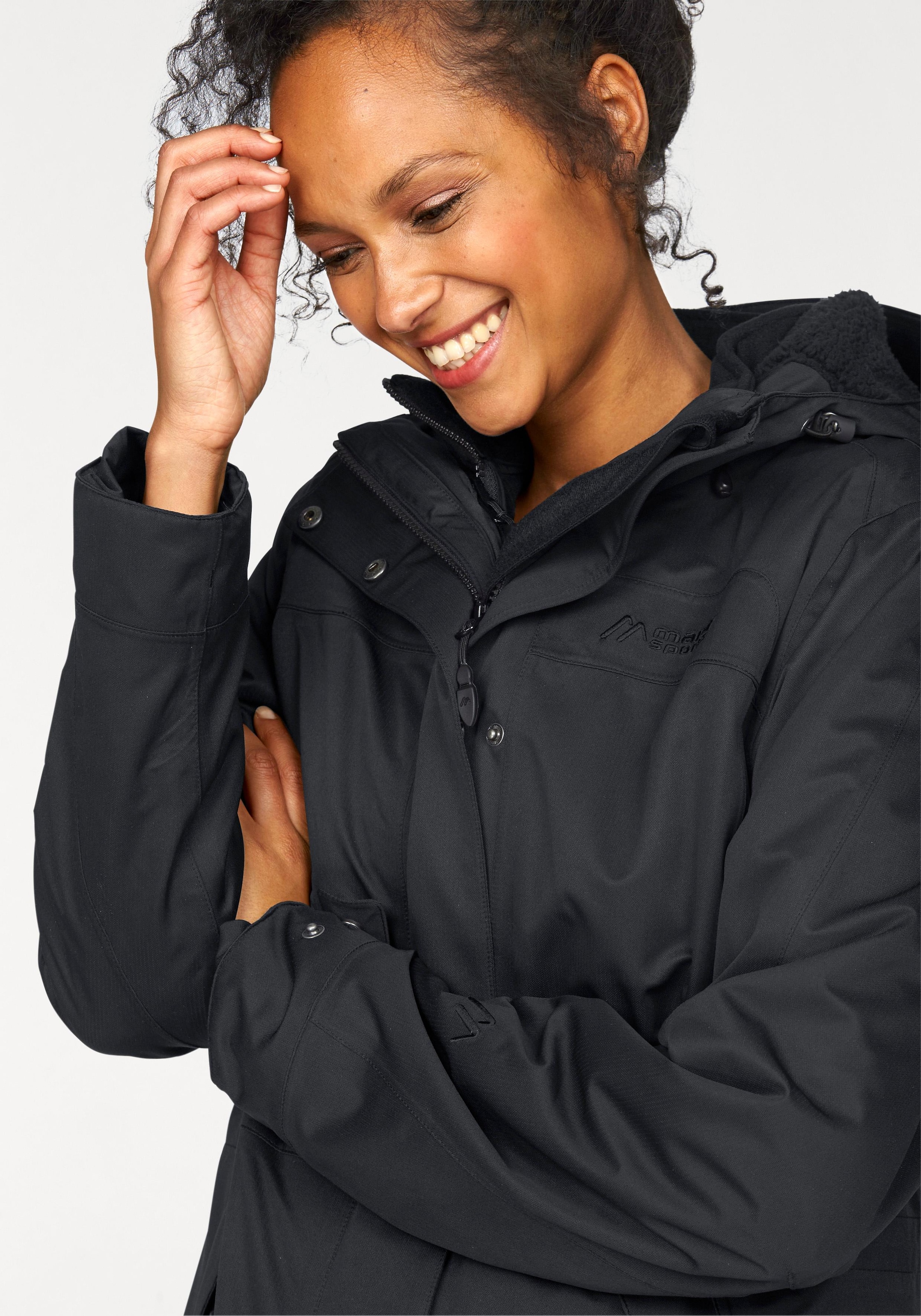 Maier Sports 3-in-1-Funktionsjacke »Doppelmantel Damen«, mit Kapuze, bis  Größe 58 erhältlich kaufen | BAUR