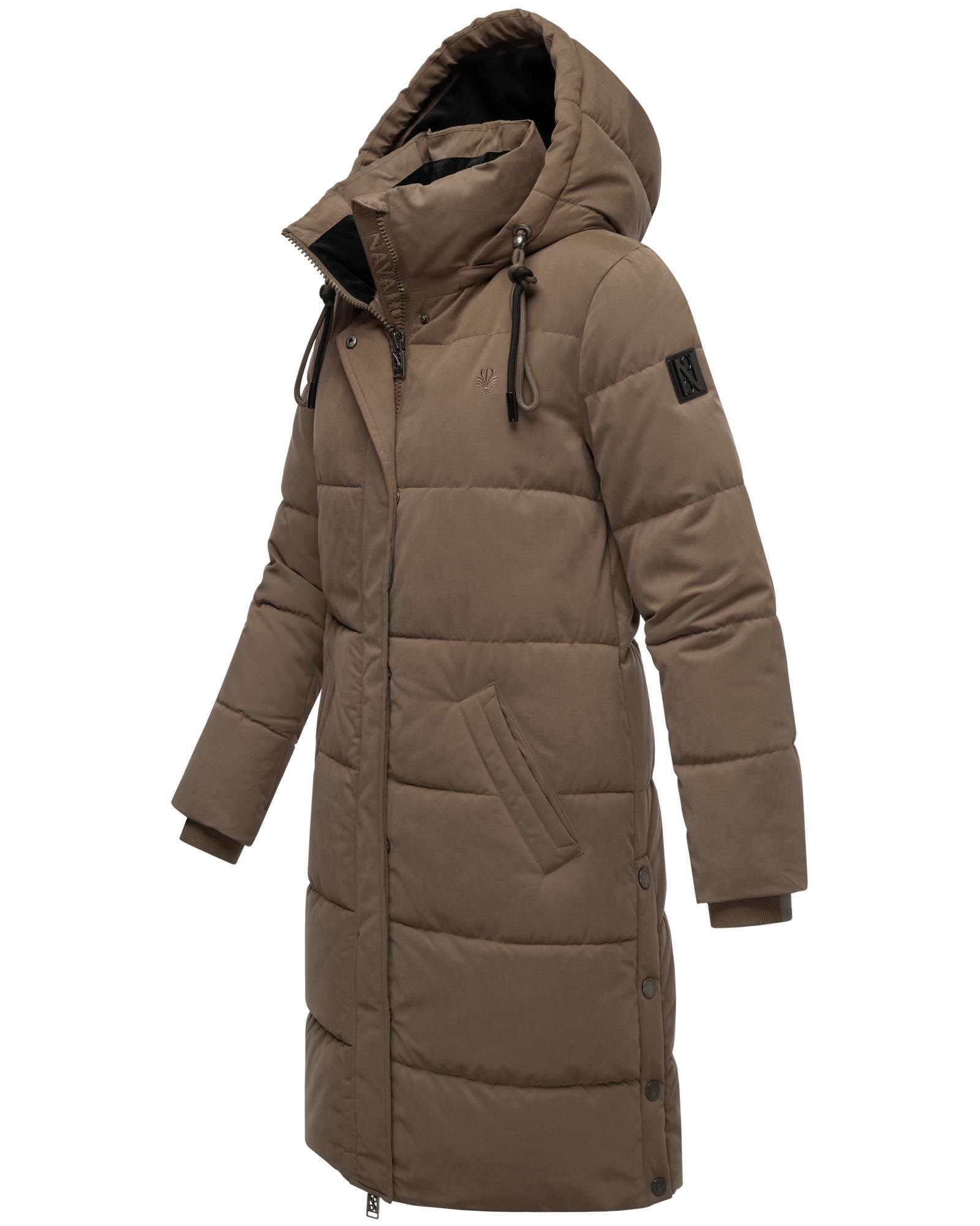 Navahoo Wintermantel »Wintertanz 14«, modischer Damen Steppmantel mit hohem Kragen