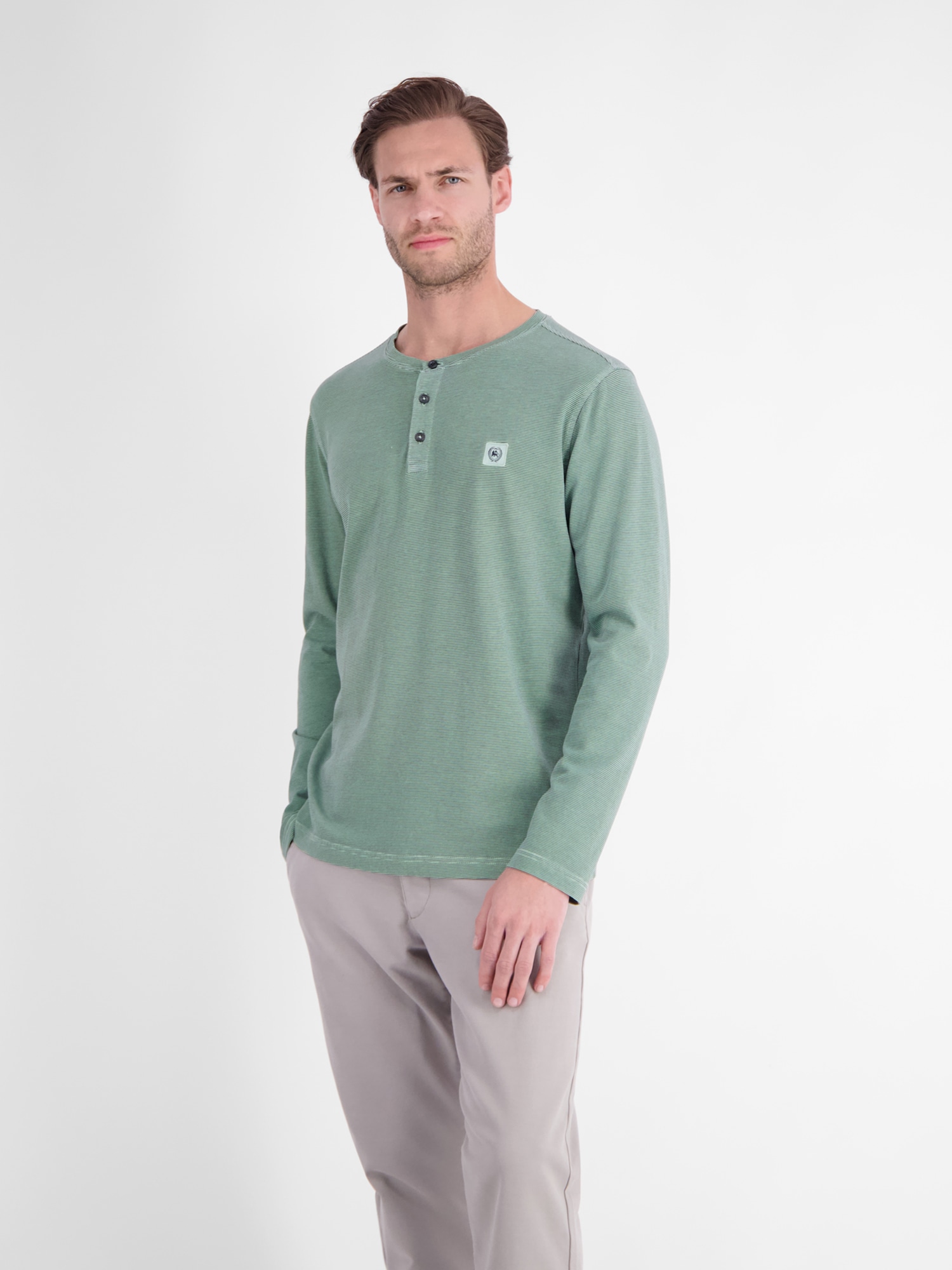 LERROS "Herren Langarm-Serafino"