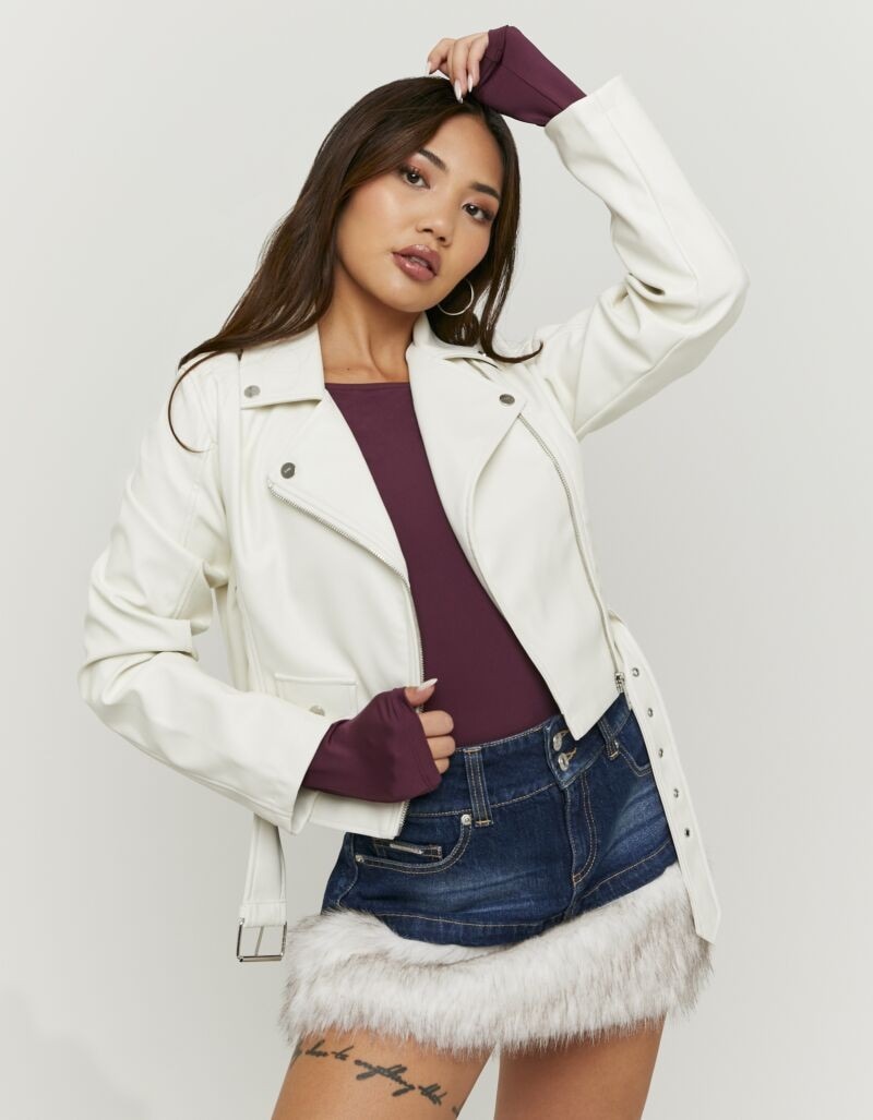 Tally Weijl Langarmbody »SBOPABOTIC« Materialmix, figurbetont