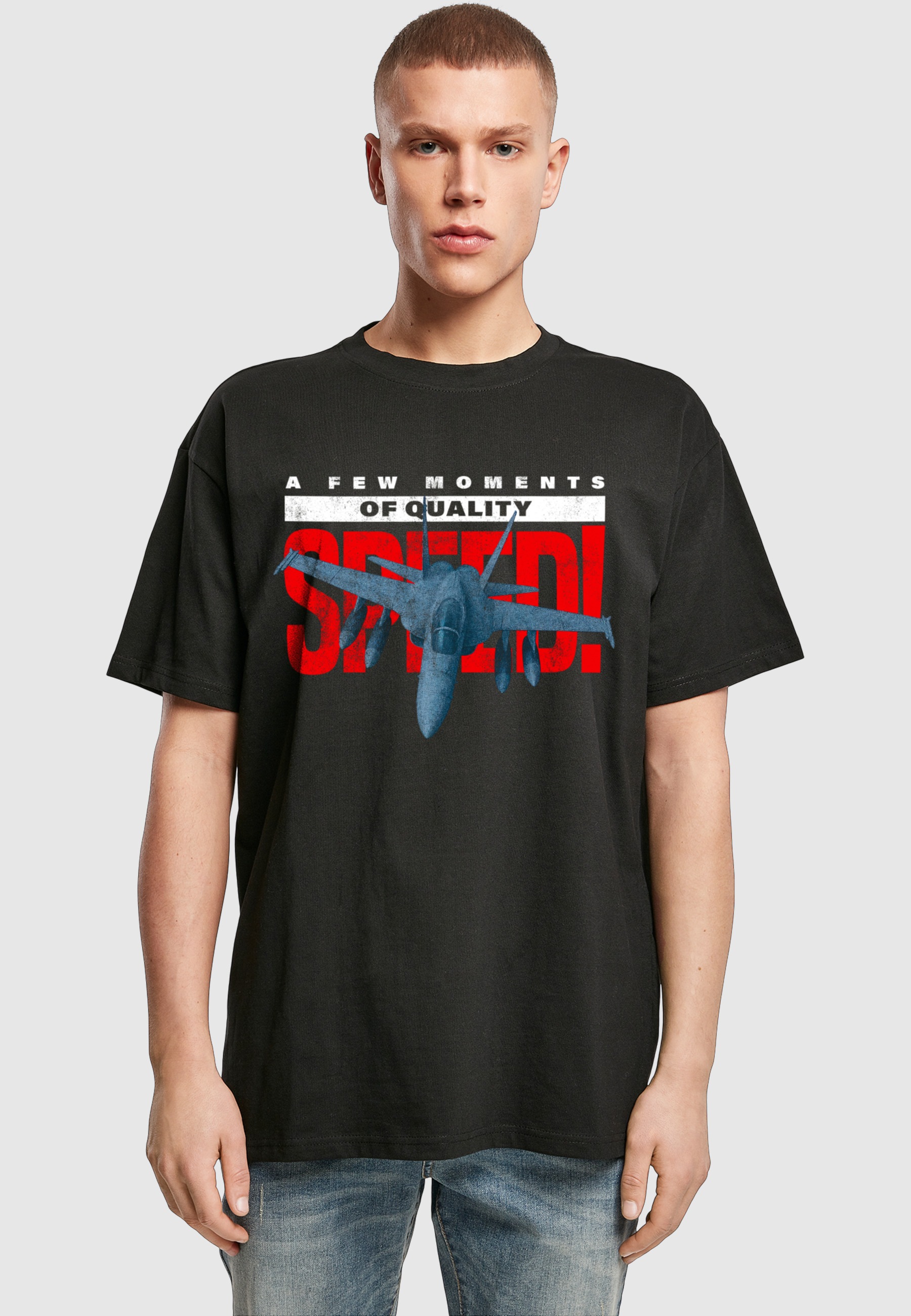 Upscale by Mister Tee T-Shirt »Upscale by Mister Tee Speed Jet Oversize Tee« 1