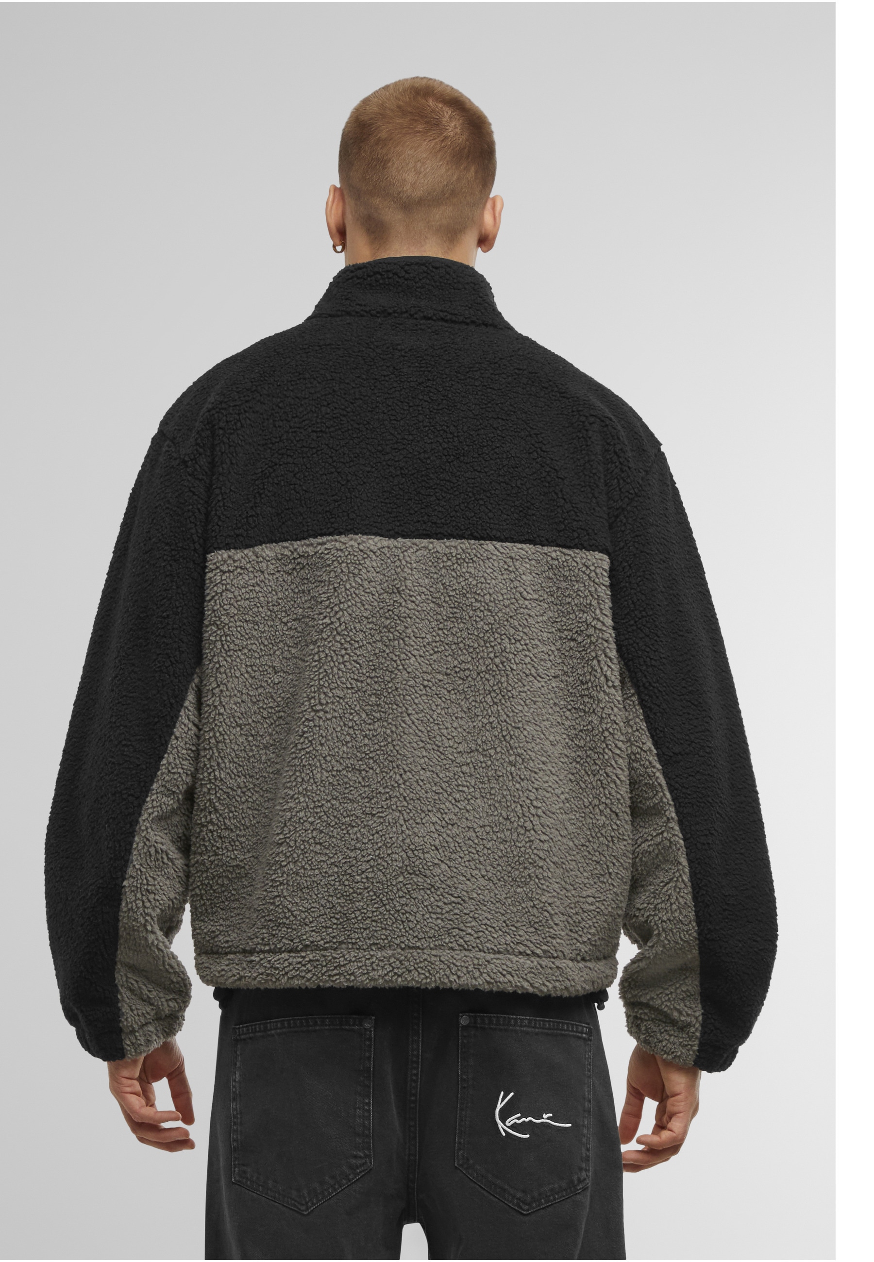 Karl Kani Winterjacke "Karl Kani Signature Rubber Patch Teddy Zip Jacket" 1 günstig online kaufen