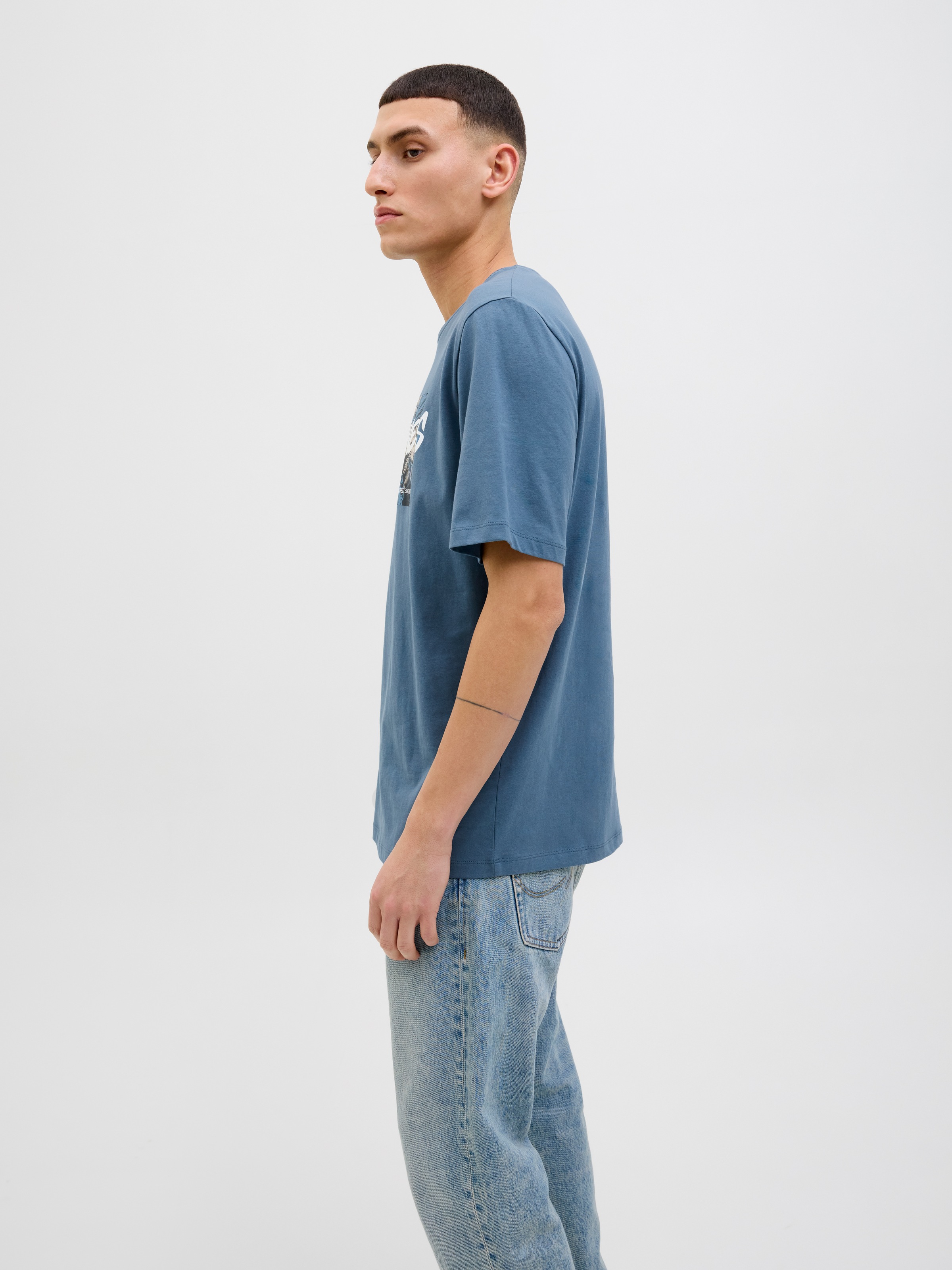 Jack & Jones Print-Shirt "JJHAWAII SHAPE TEE SS CREW NECK" günstig online kaufen