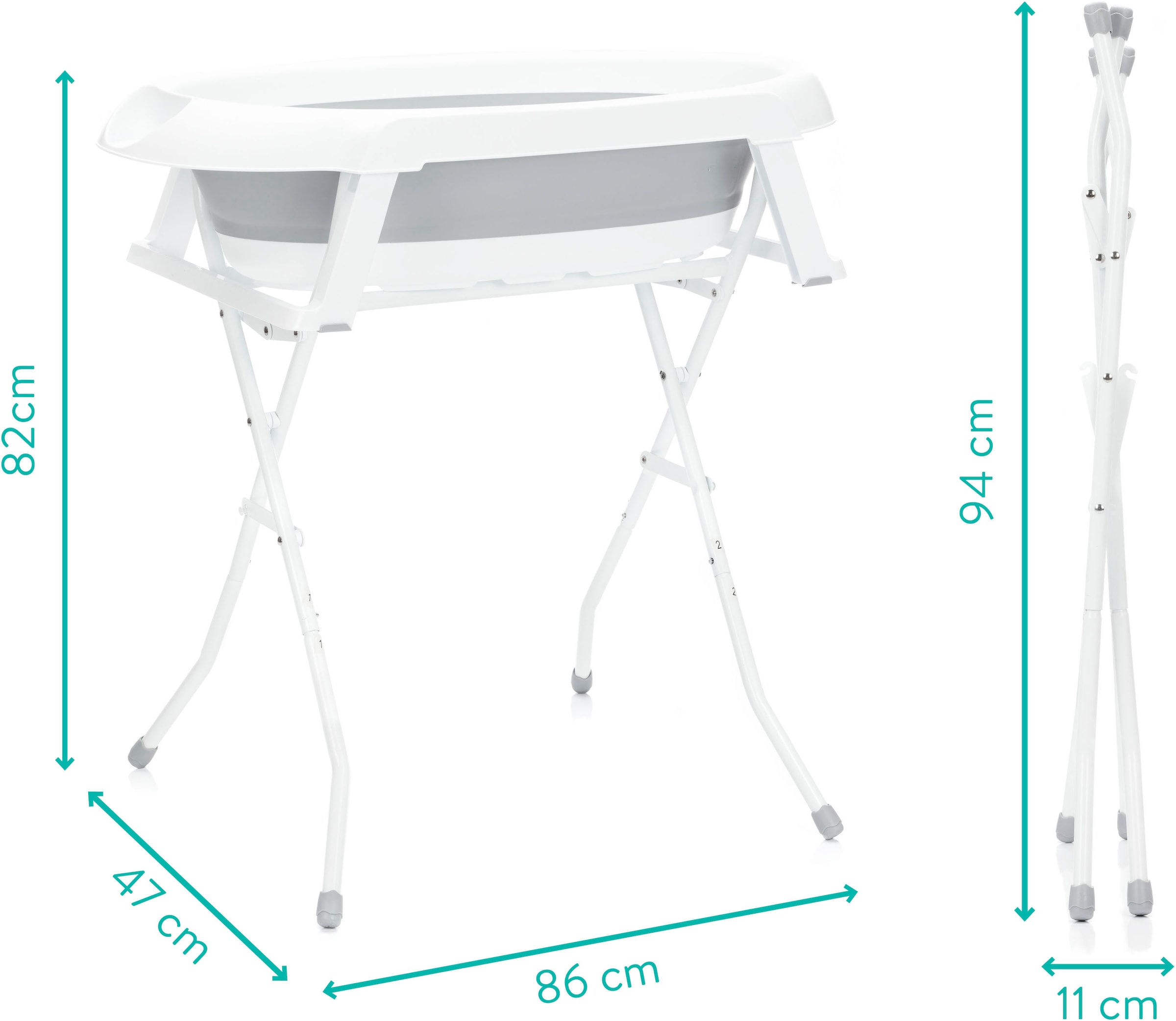 Fillikid Badewanne »Faltbadewanne Stand«