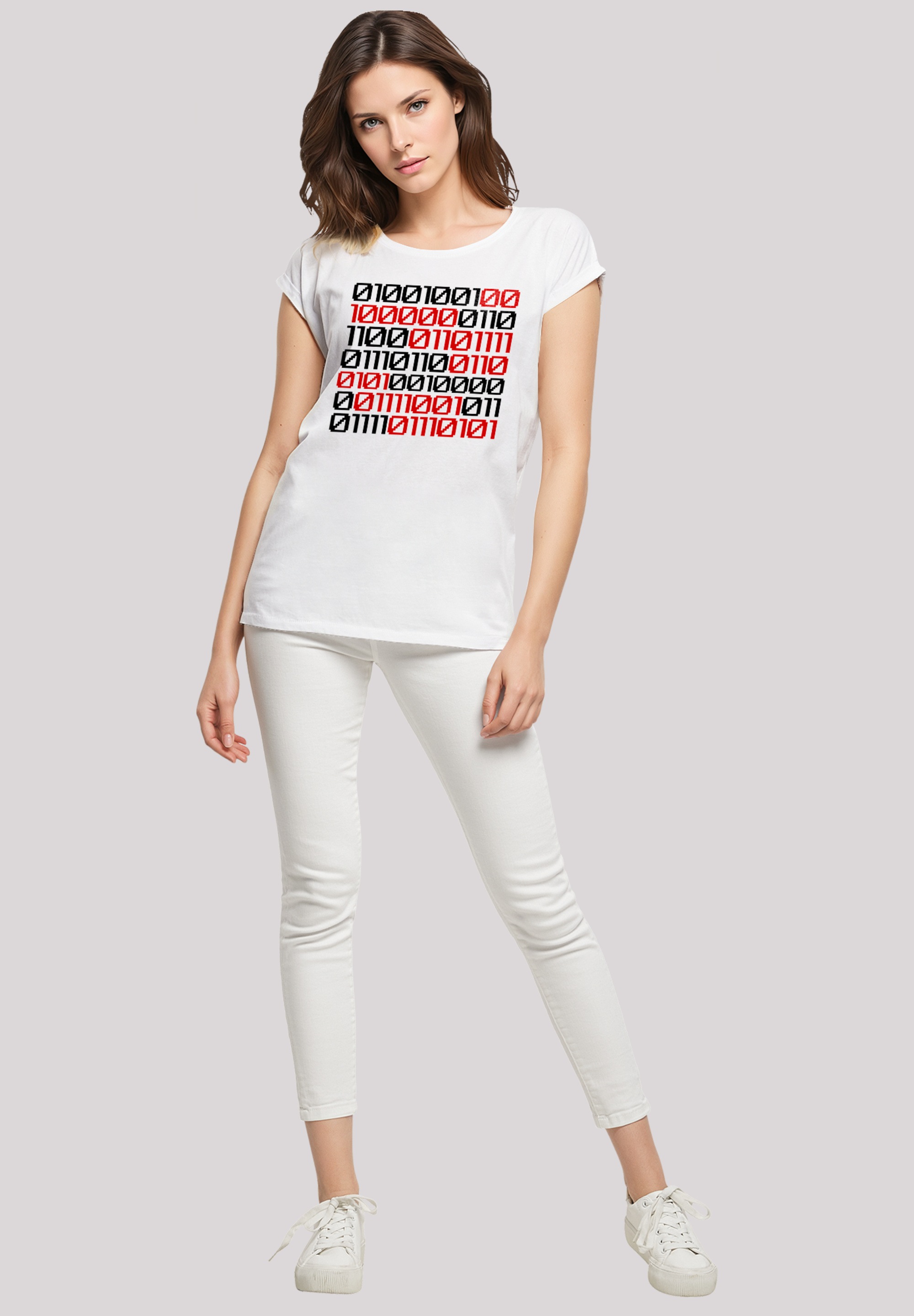 F4NT4STIC T-Shirt »I love you Binary Code Valentinstag«, Premium Qualität