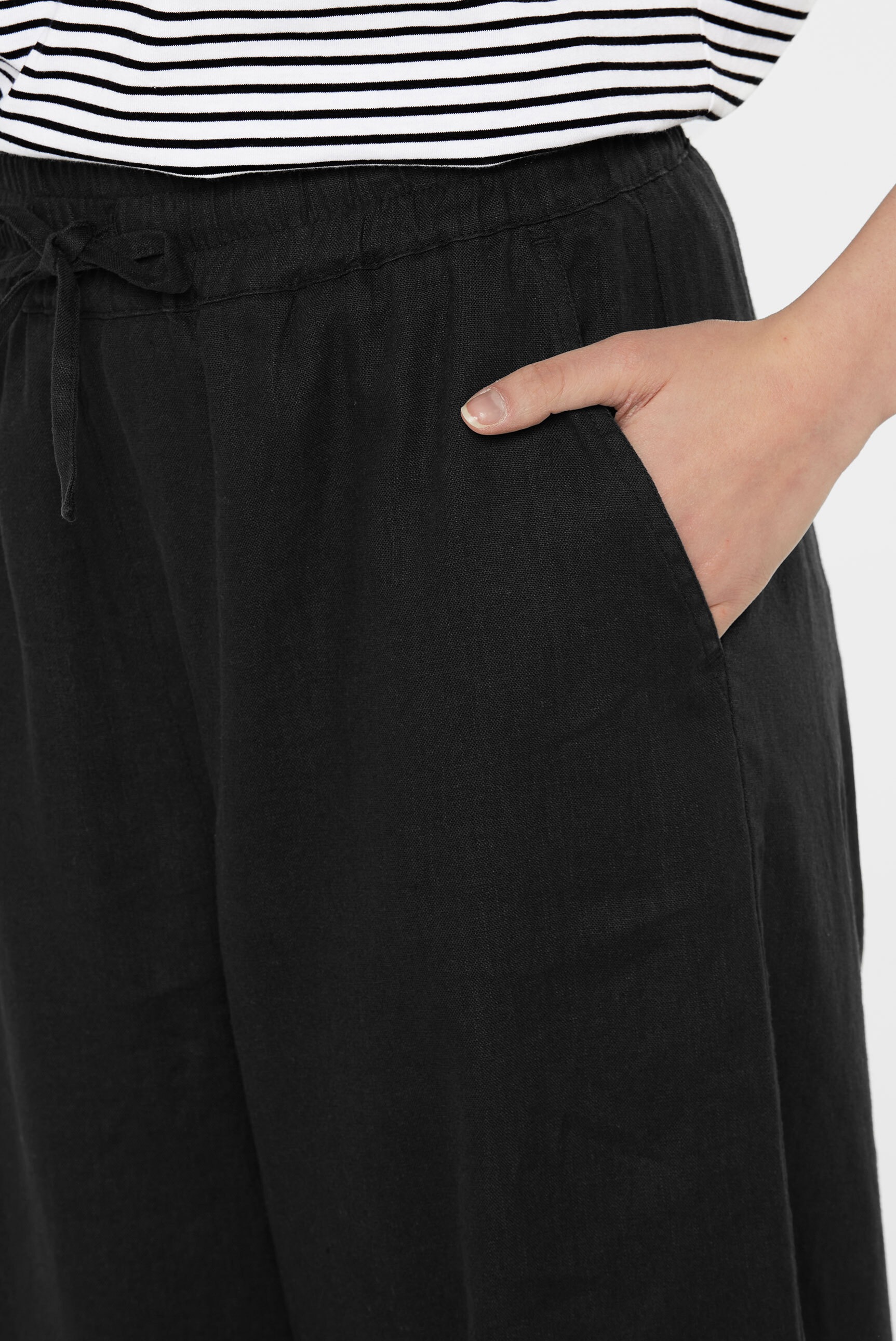 SENSES.THE LABEL Schlupfhose  mit Elastikbund und Kordel