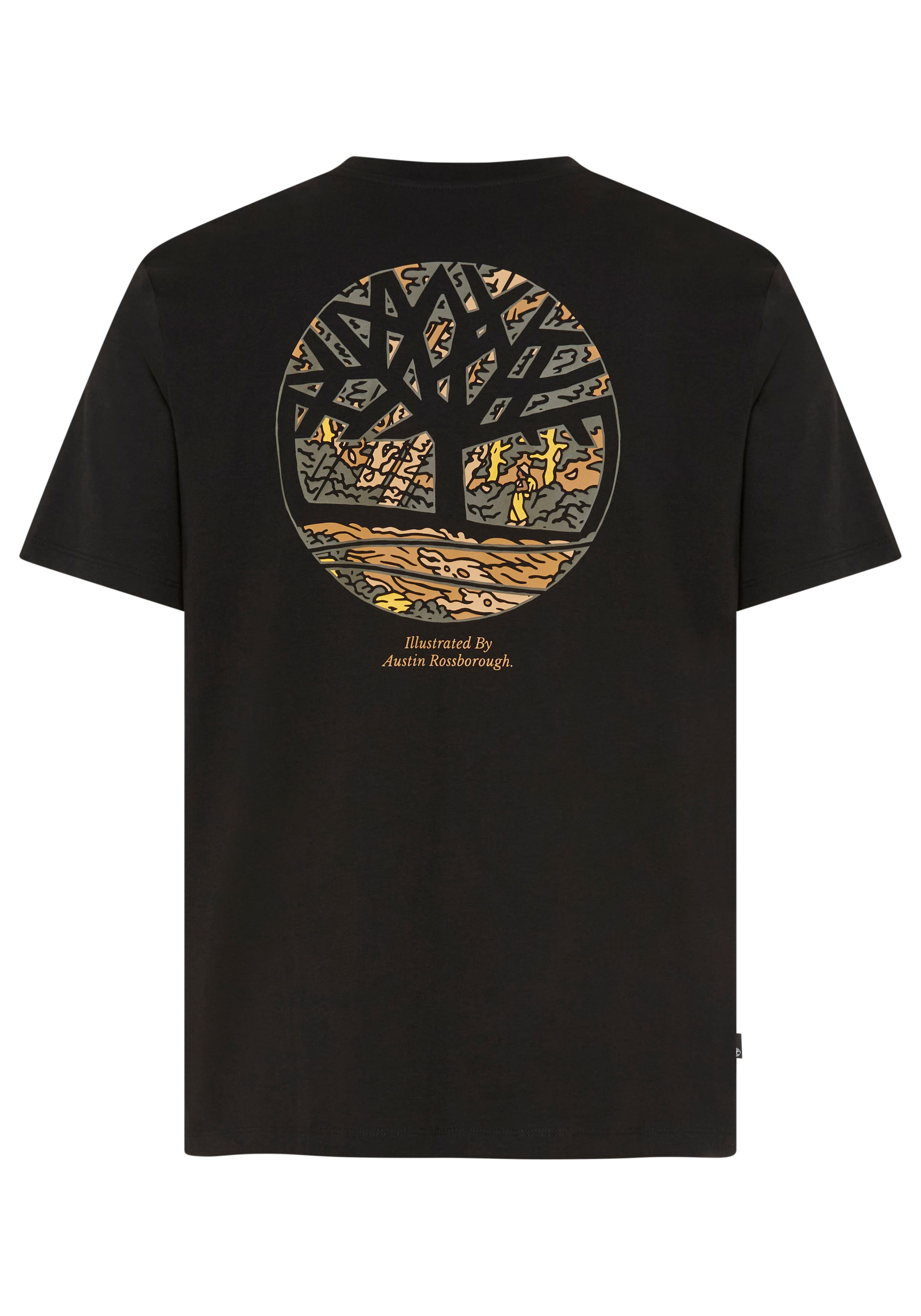 Timberland T-Shirt »Illustrated Tree Logo Back Graphic« mit Baumwolle, Kurzarmdesign