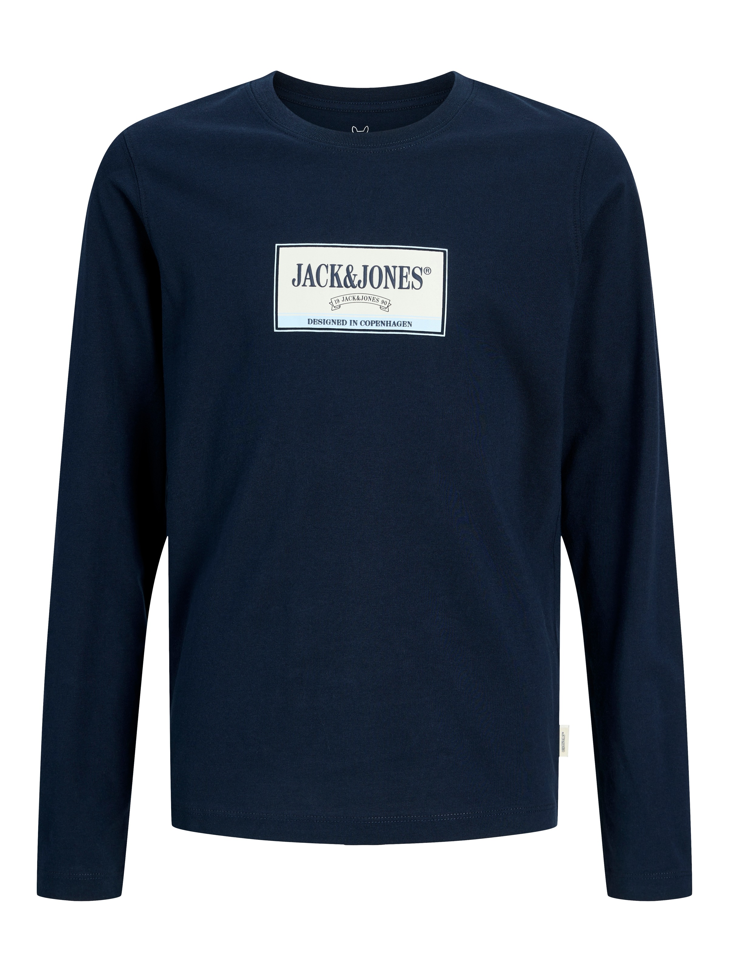 Jack & Jones Junior Langarmshirt »JORFREDERIKSBERG GRAPHIC BOX TEE LS JNR« Baumwolle, regular fit